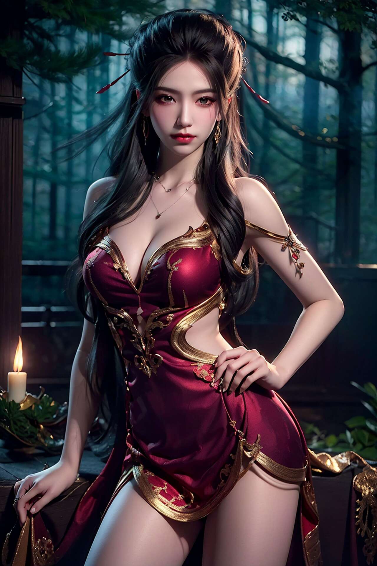 [AI beauty] uncensored  Naked Princess-第1章-图片50
