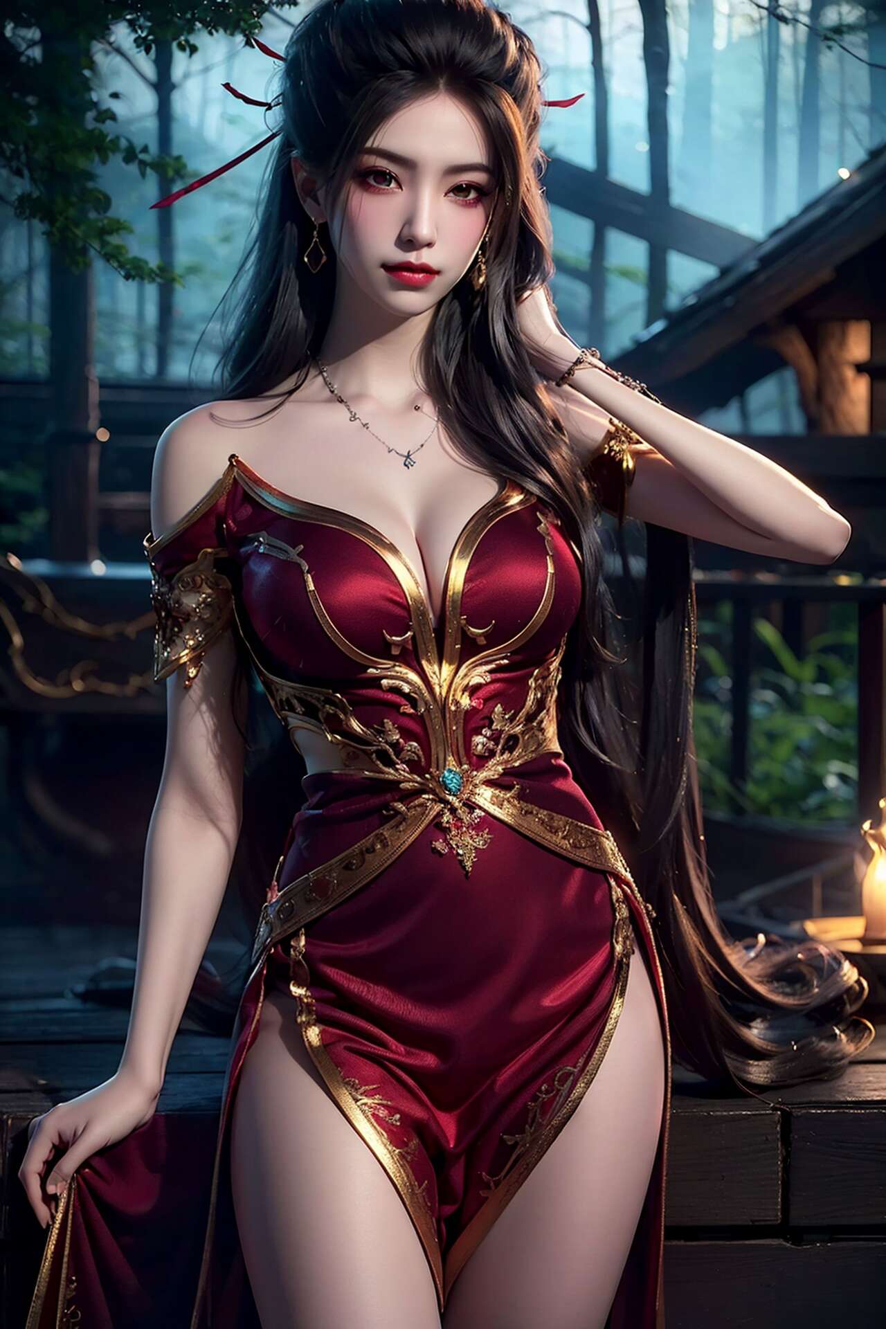[AI beauty] uncensored  Naked Princess-第1章-图片53