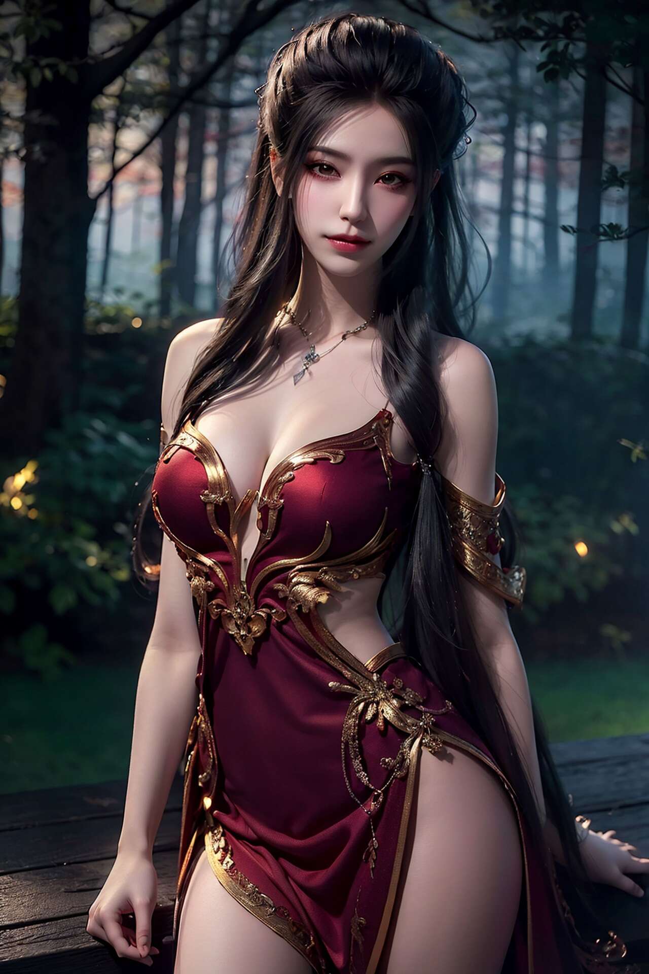 [AI beauty] uncensored  Naked Princess-第1章-图片121