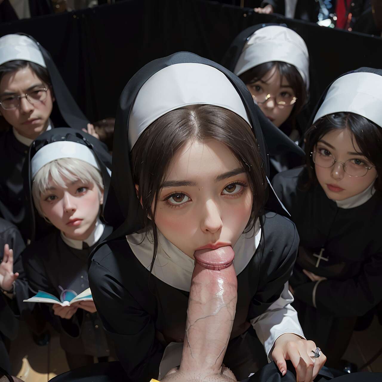 [AI beauty] uncensored  Nuns-第1章-图片95