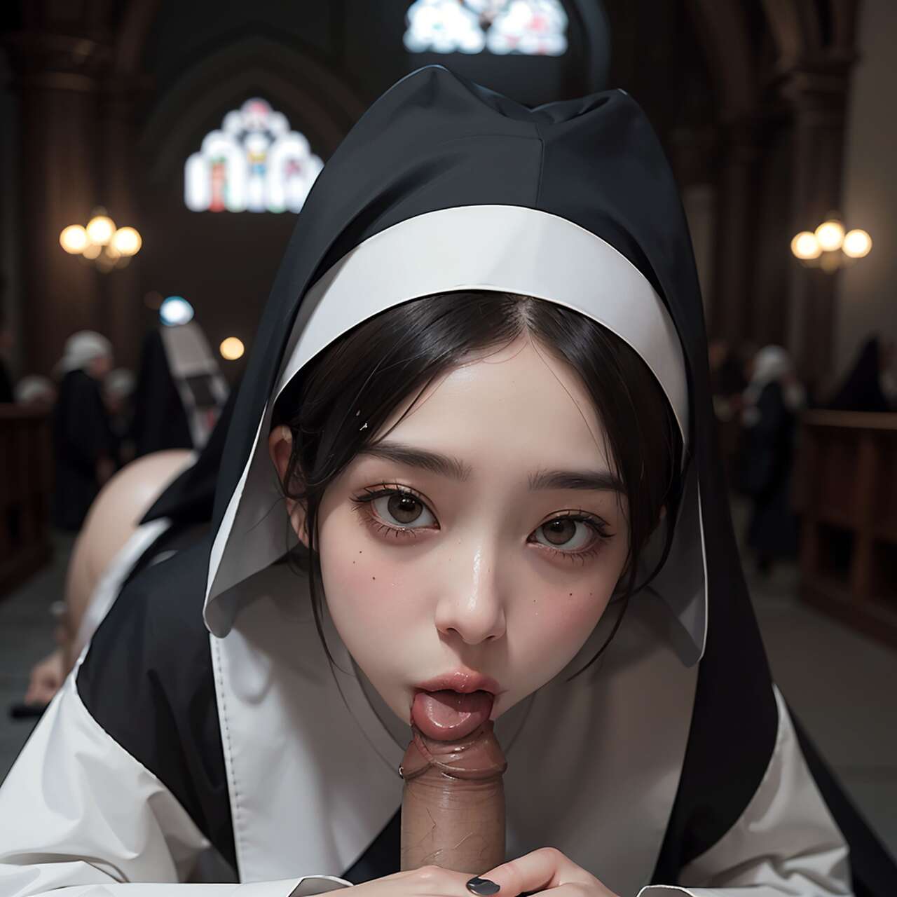 [AI beauty] uncensored  Nuns-第1章-图片113