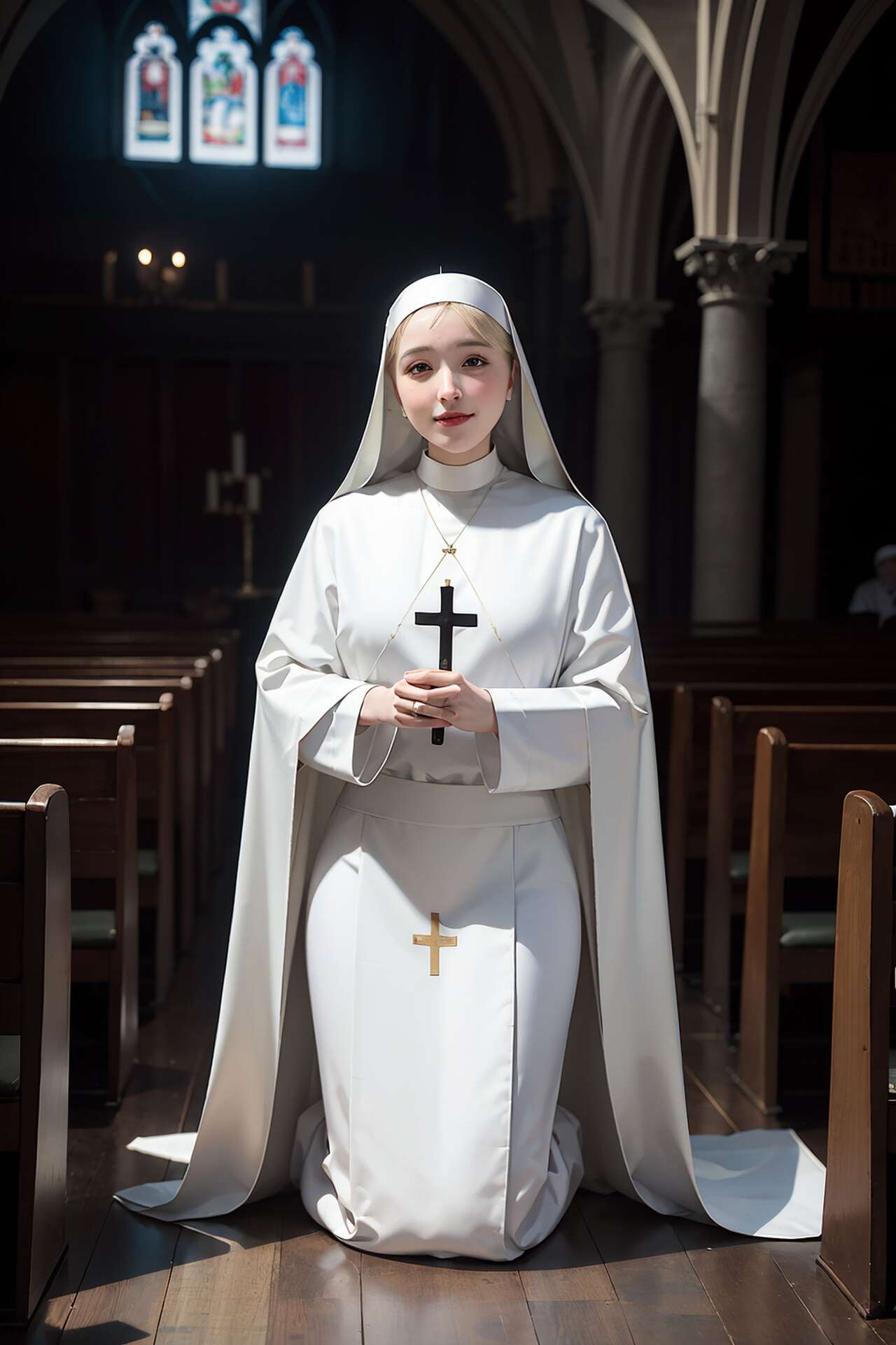[AI beauty] uncensored  Nuns-第1章-图片123