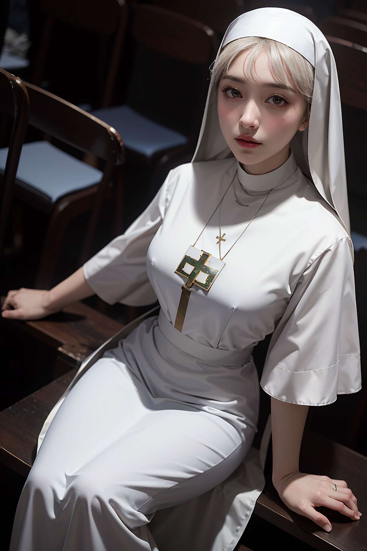 [AI beauty] uncensored  Nuns-第1章-图片126