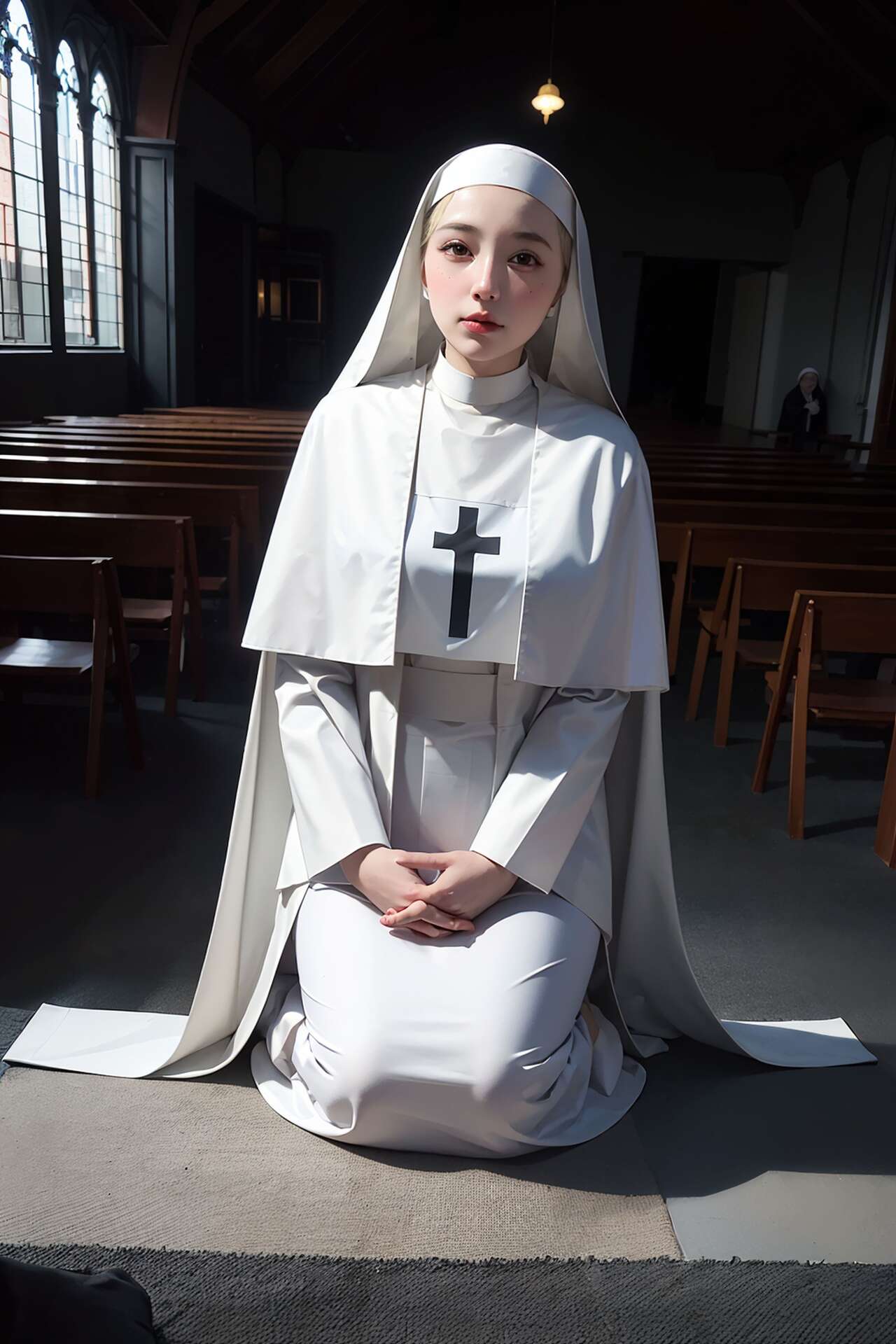 [AI beauty] uncensored  Nuns-第1章-图片129