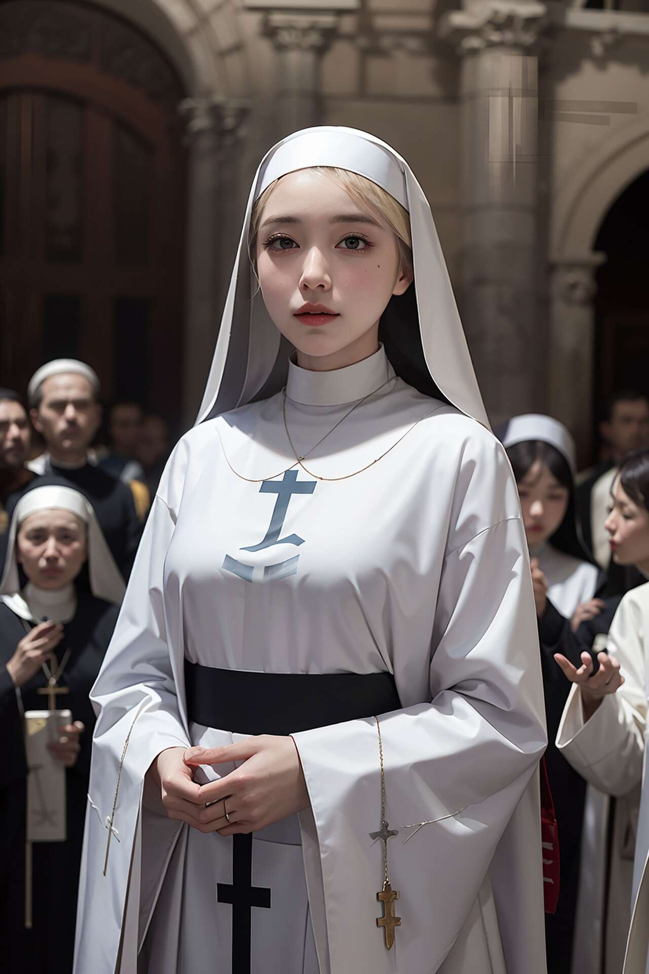 [AI beauty] uncensored  Nuns-第1章-图片130
