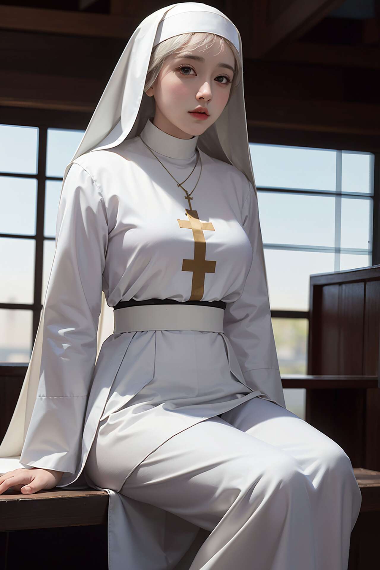 [AI beauty] uncensored  Nuns-第1章-图片132