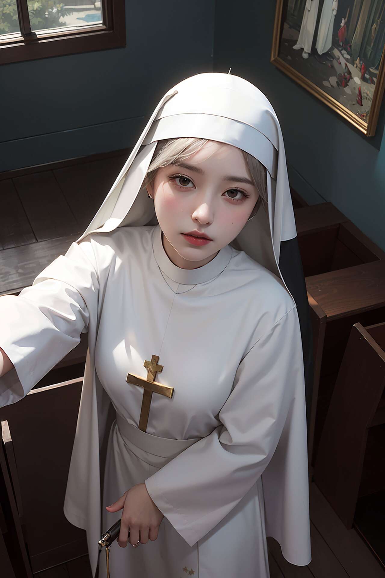 [AI beauty] uncensored  Nuns-第1章-图片136