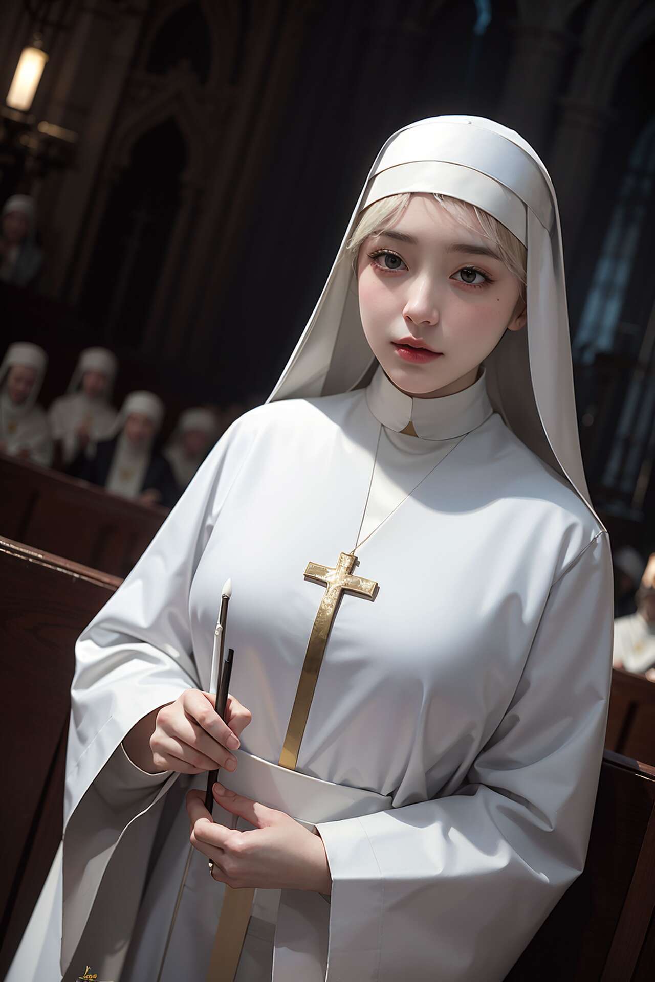 [AI beauty] uncensored  Nuns-第1章-图片135