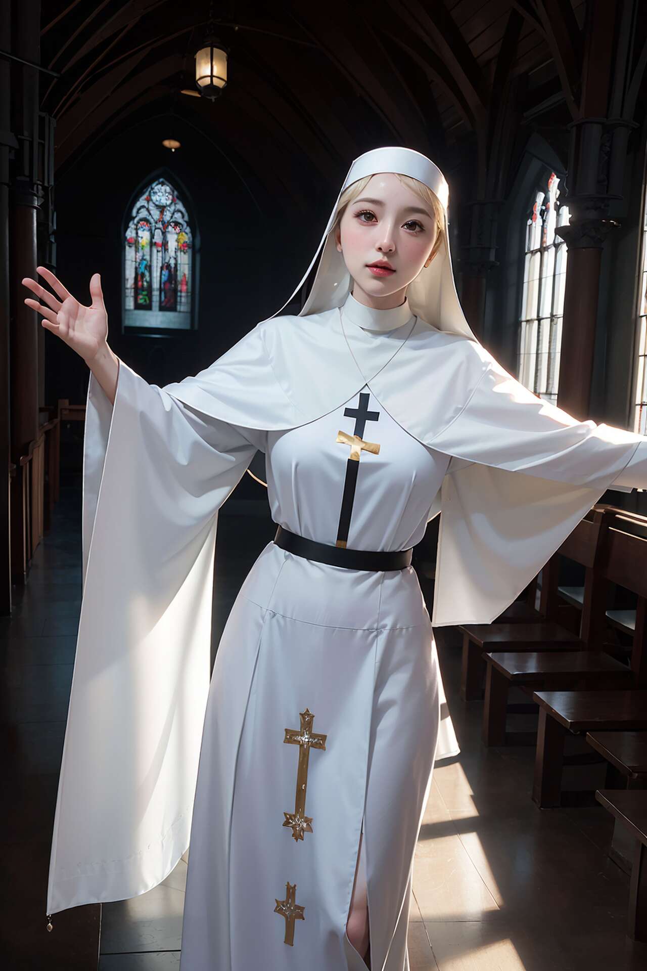 [AI beauty] uncensored  Nuns-第1章-图片138