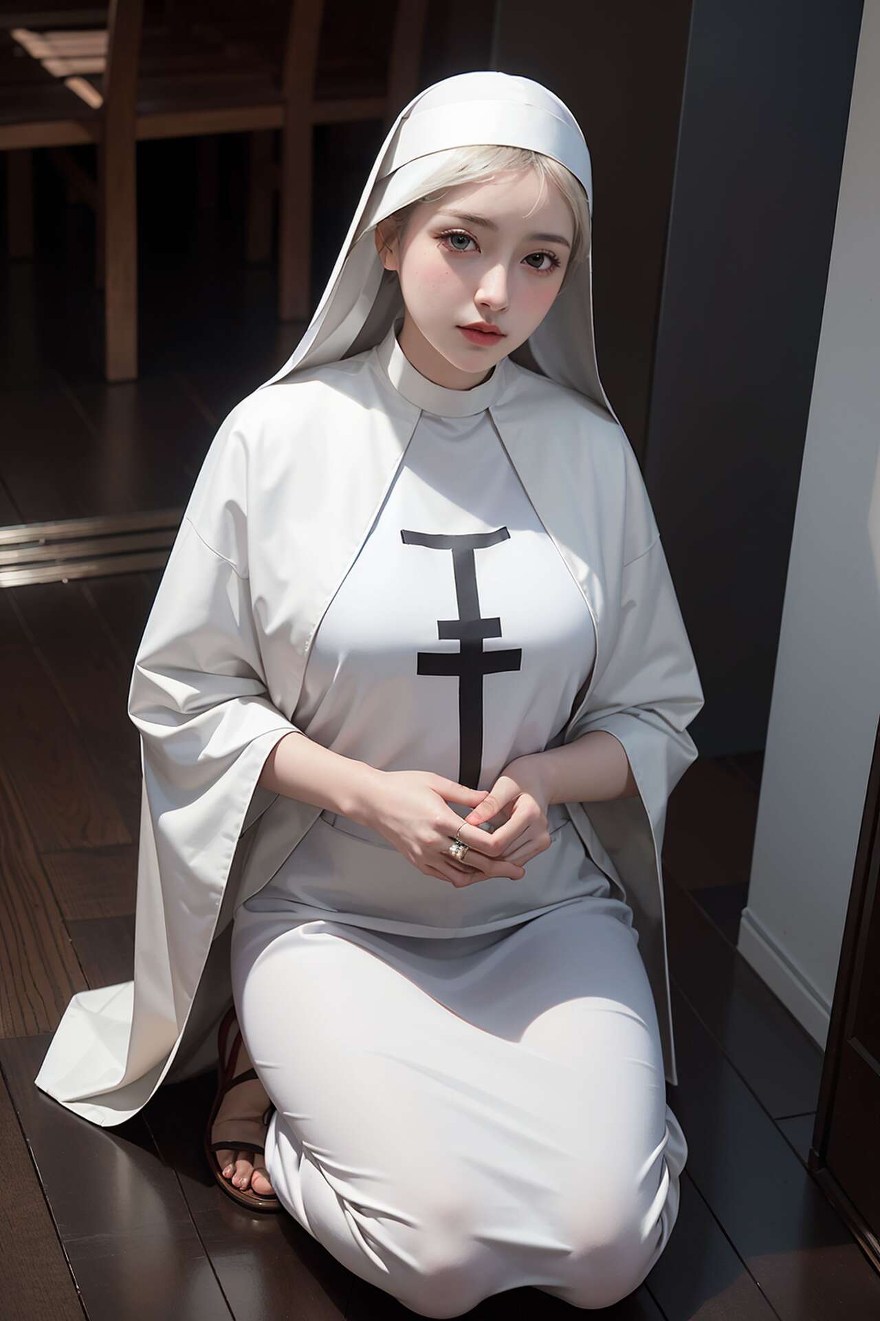 [AI beauty] uncensored  Nuns-第1章-图片137