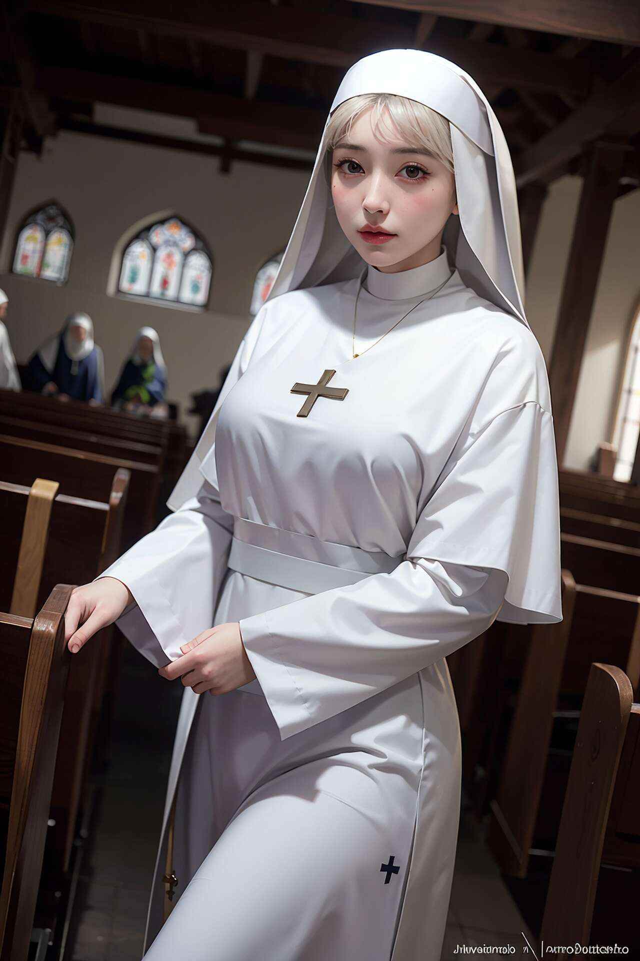 [AI beauty] uncensored  Nuns-第1章-图片139