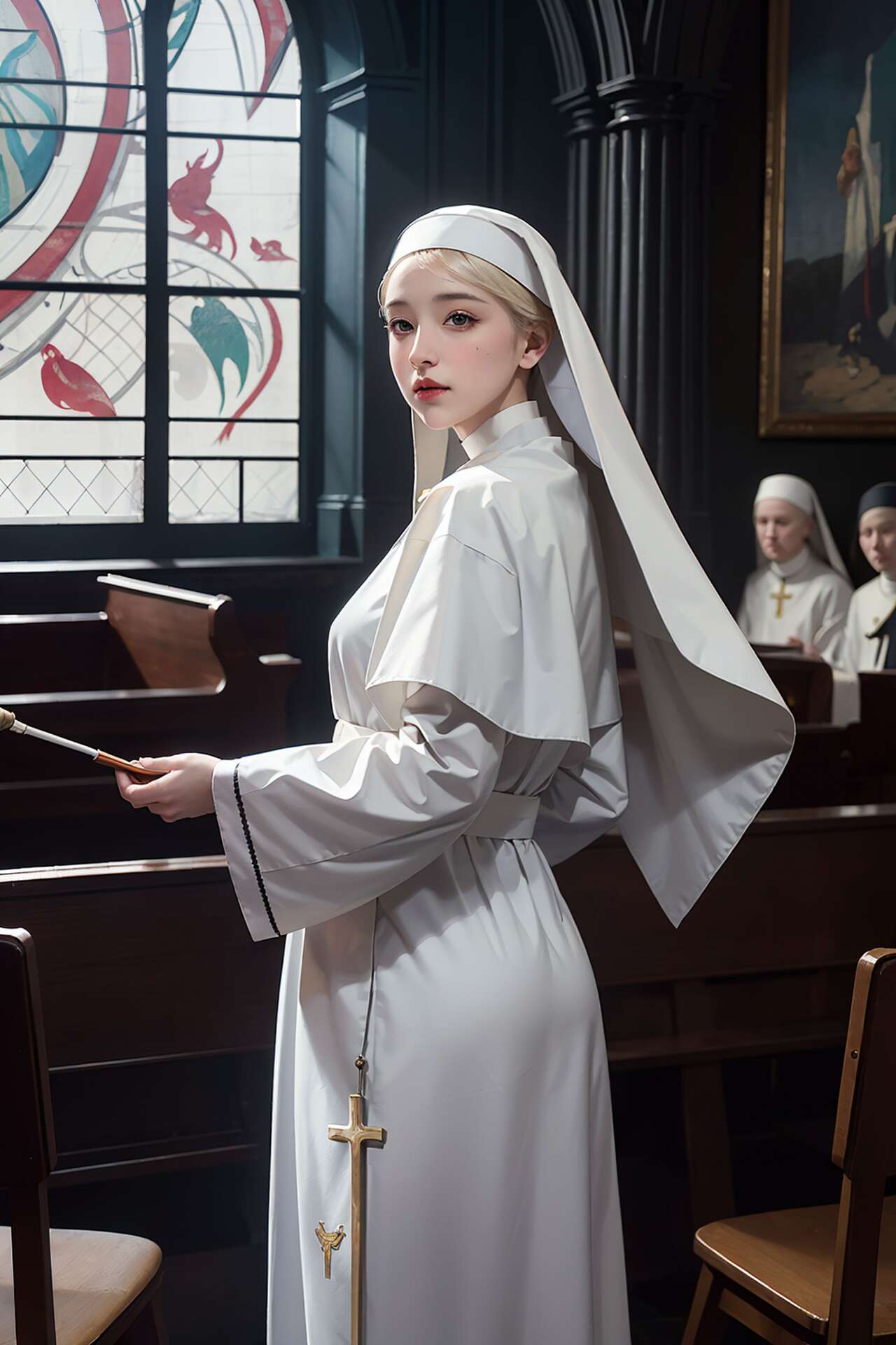 [AI beauty] uncensored  Nuns-第1章-图片141