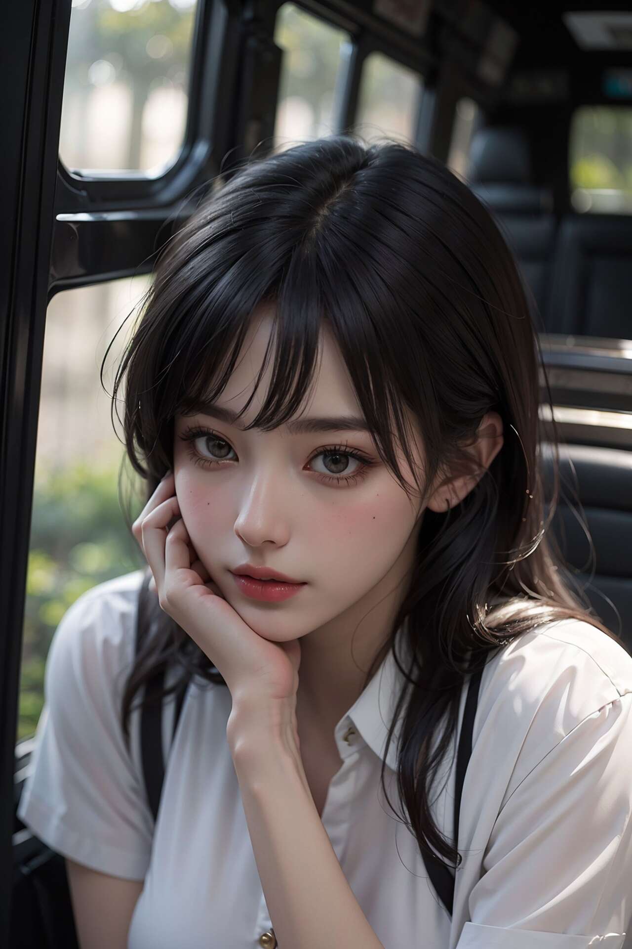 [AI beauty] uncensored  Public Transportation-第1章-图片49