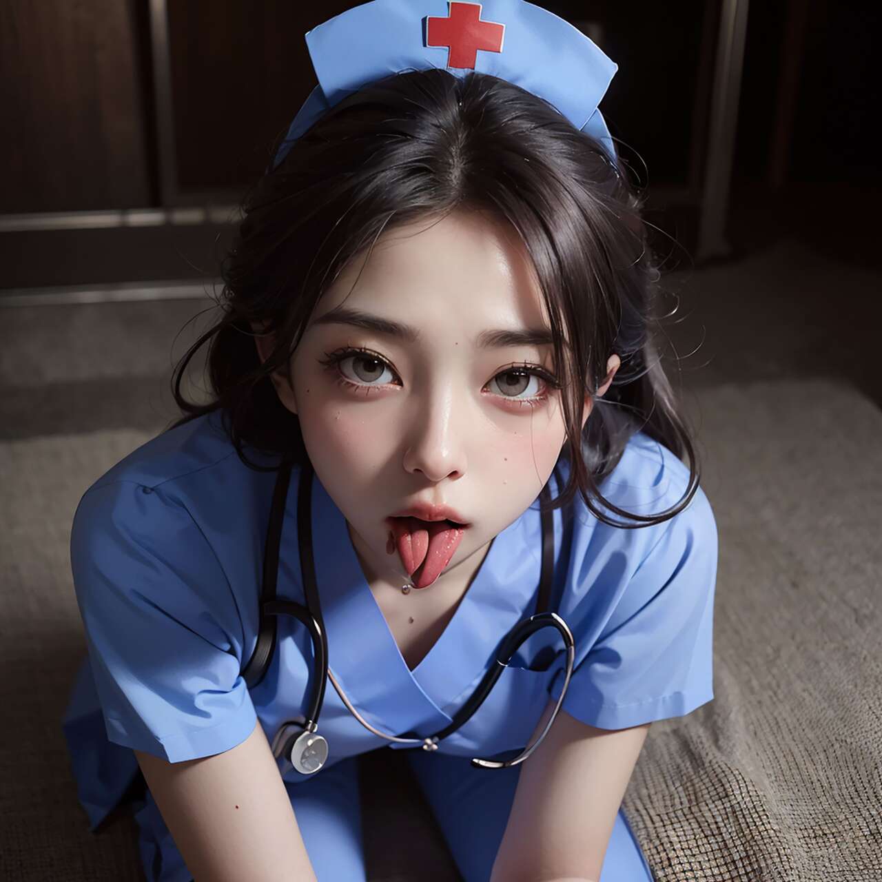 [AI beauty] uncensored  Sexy Nurse-第1章-图片19