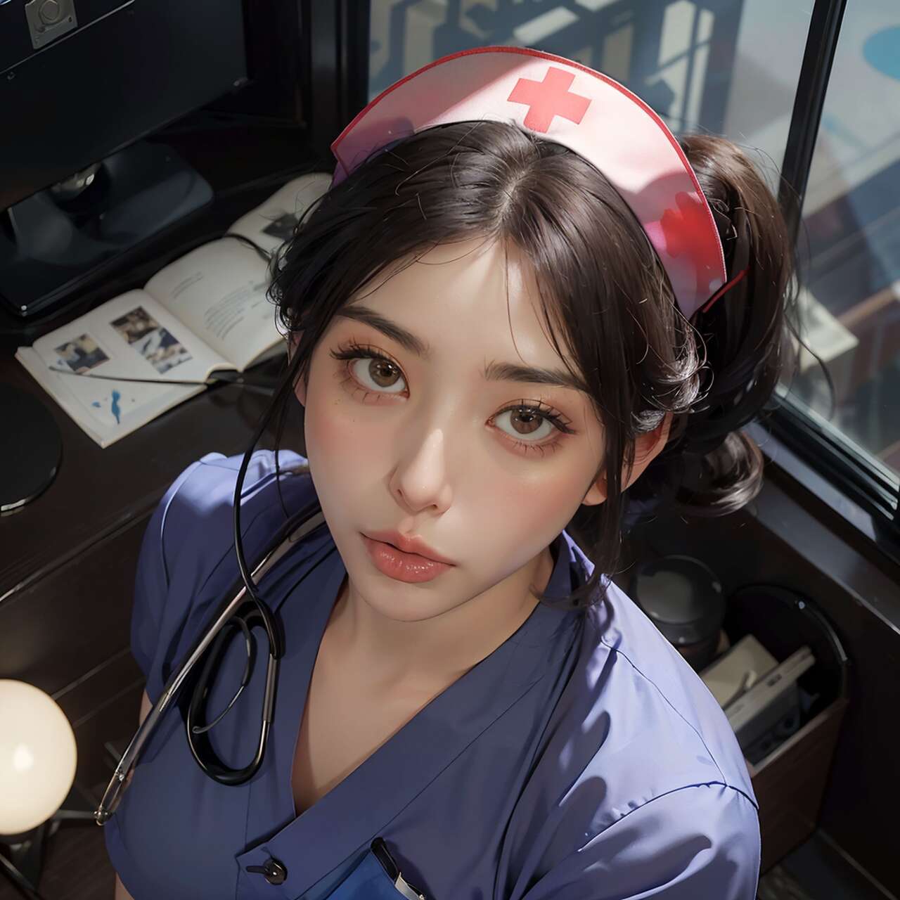 [AI beauty] uncensored  Sexy Nurse-第1章-图片30