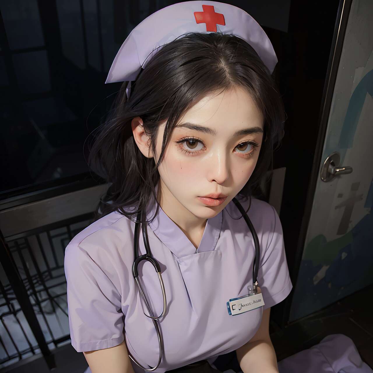 [AI beauty] uncensored  Sexy Nurse-第1章-图片38