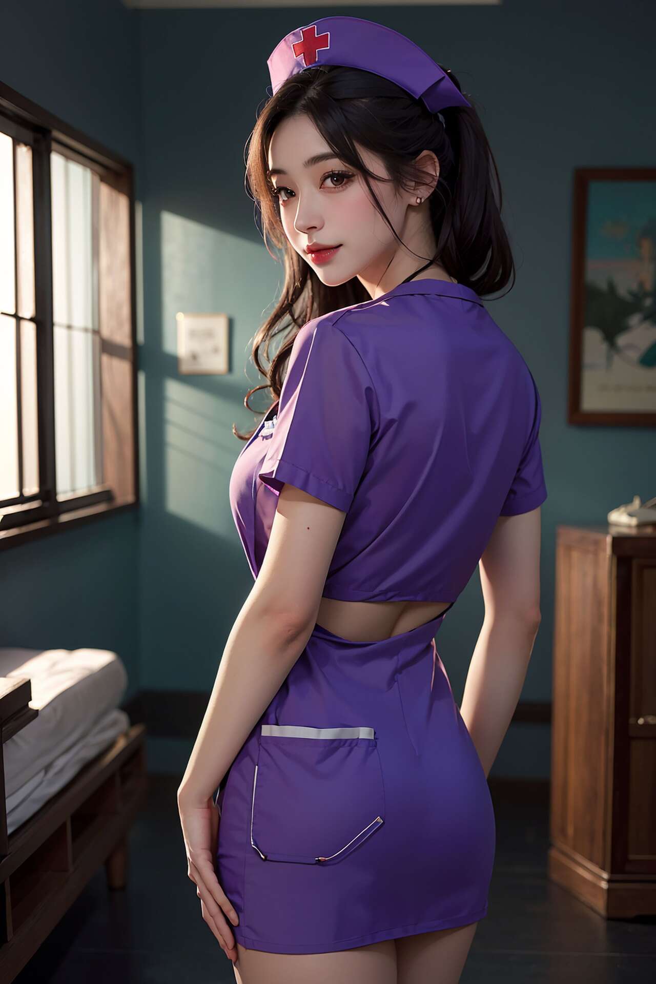 [AI beauty] uncensored  Sexy Nurse-第1章-图片67