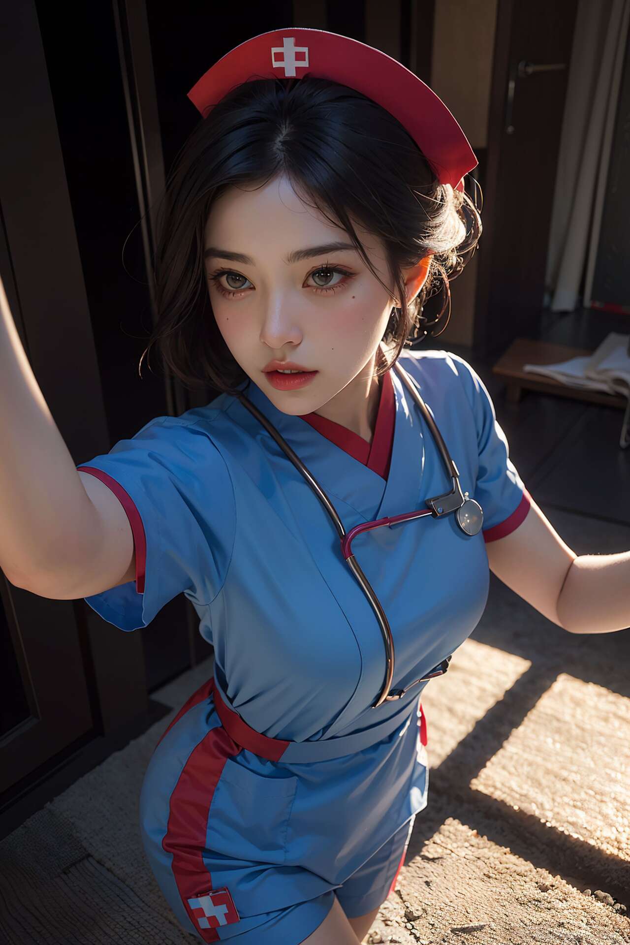 [AI beauty] uncensored  Sexy Nurse-第1章-图片70