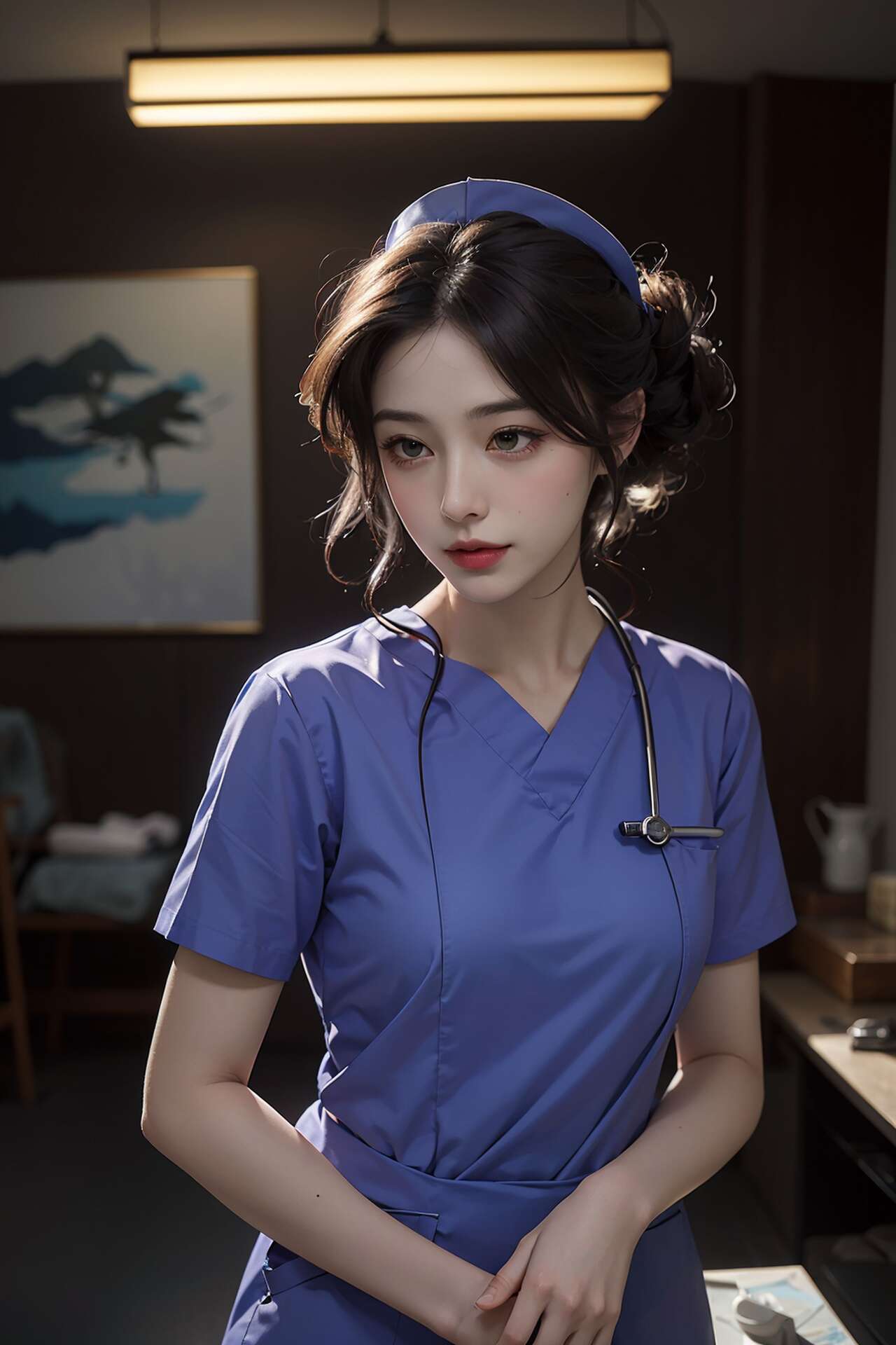 [AI beauty] uncensored  Sexy Nurse-第1章-图片76