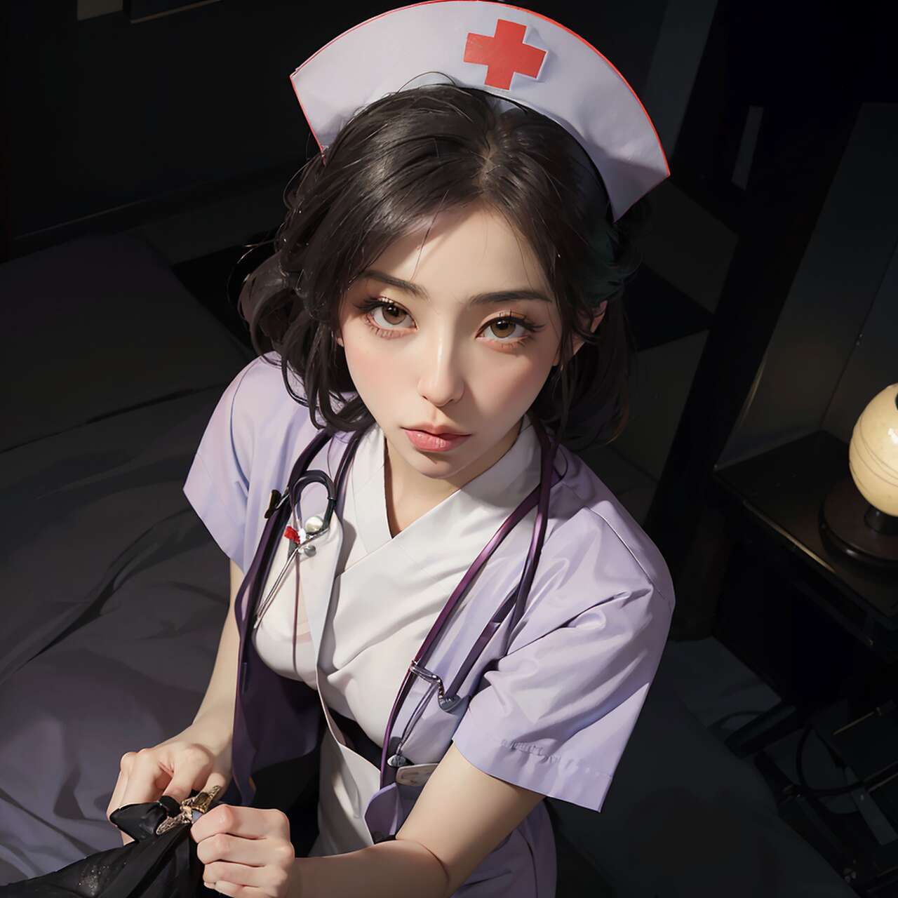[AI beauty] uncensored  Sexy Nurse-第1章-图片82