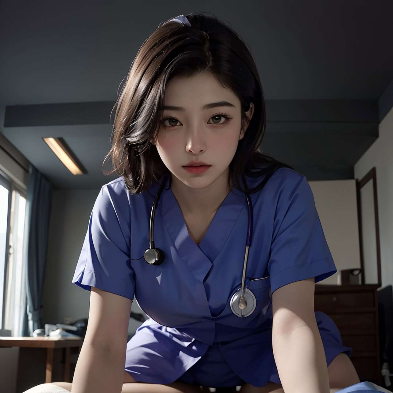 [AI beauty] uncensored  Sexy Nurse-第1章-图片93