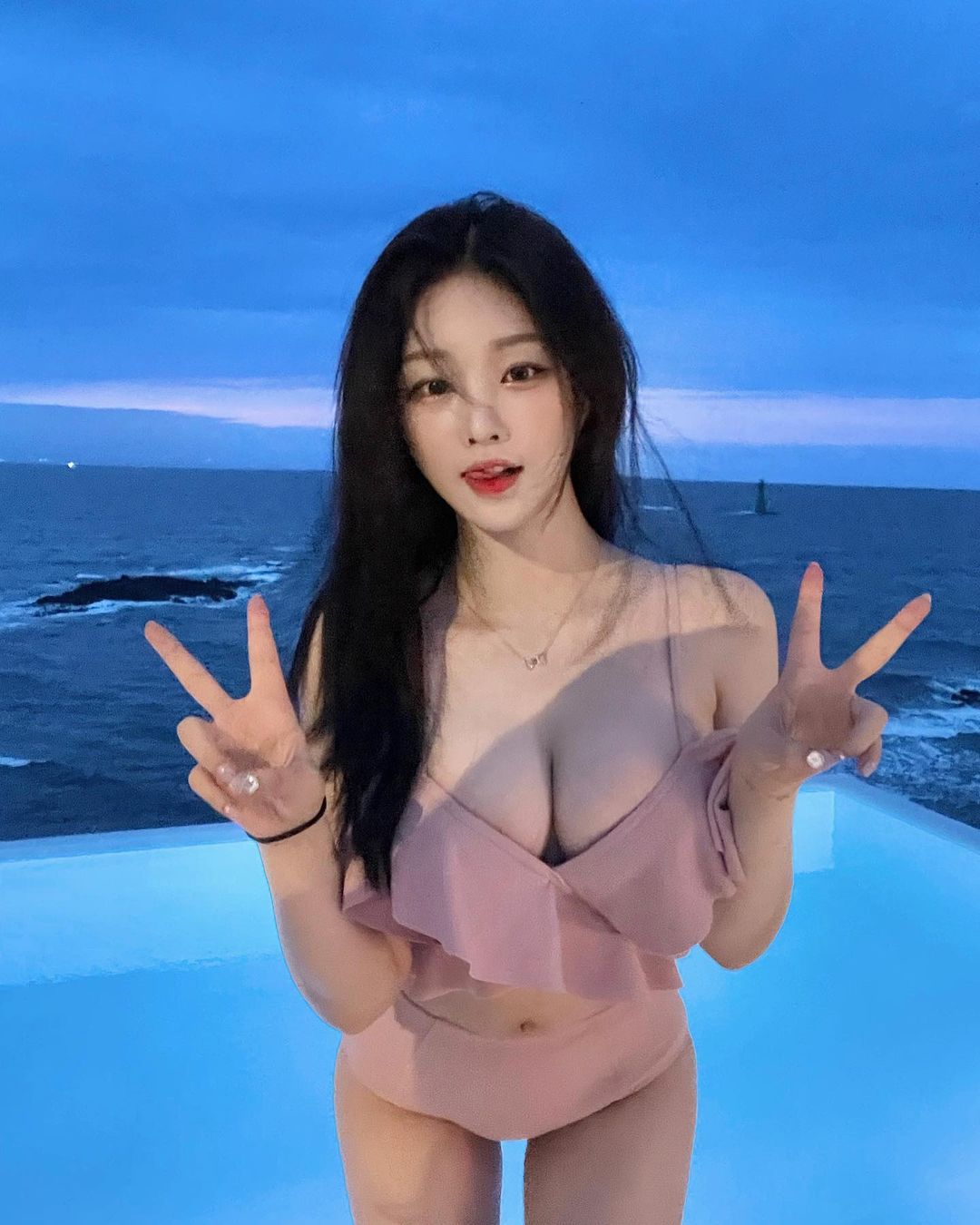 韓流正夯！直播網紅han_kyung__近百萬追蹤看Ｄ胸瘋狂抖動！-第1章-图片7