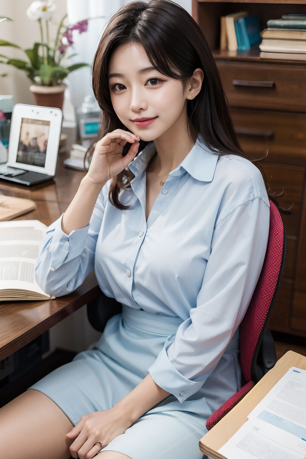Peels  Office Girl Modeling-第1章-图片10