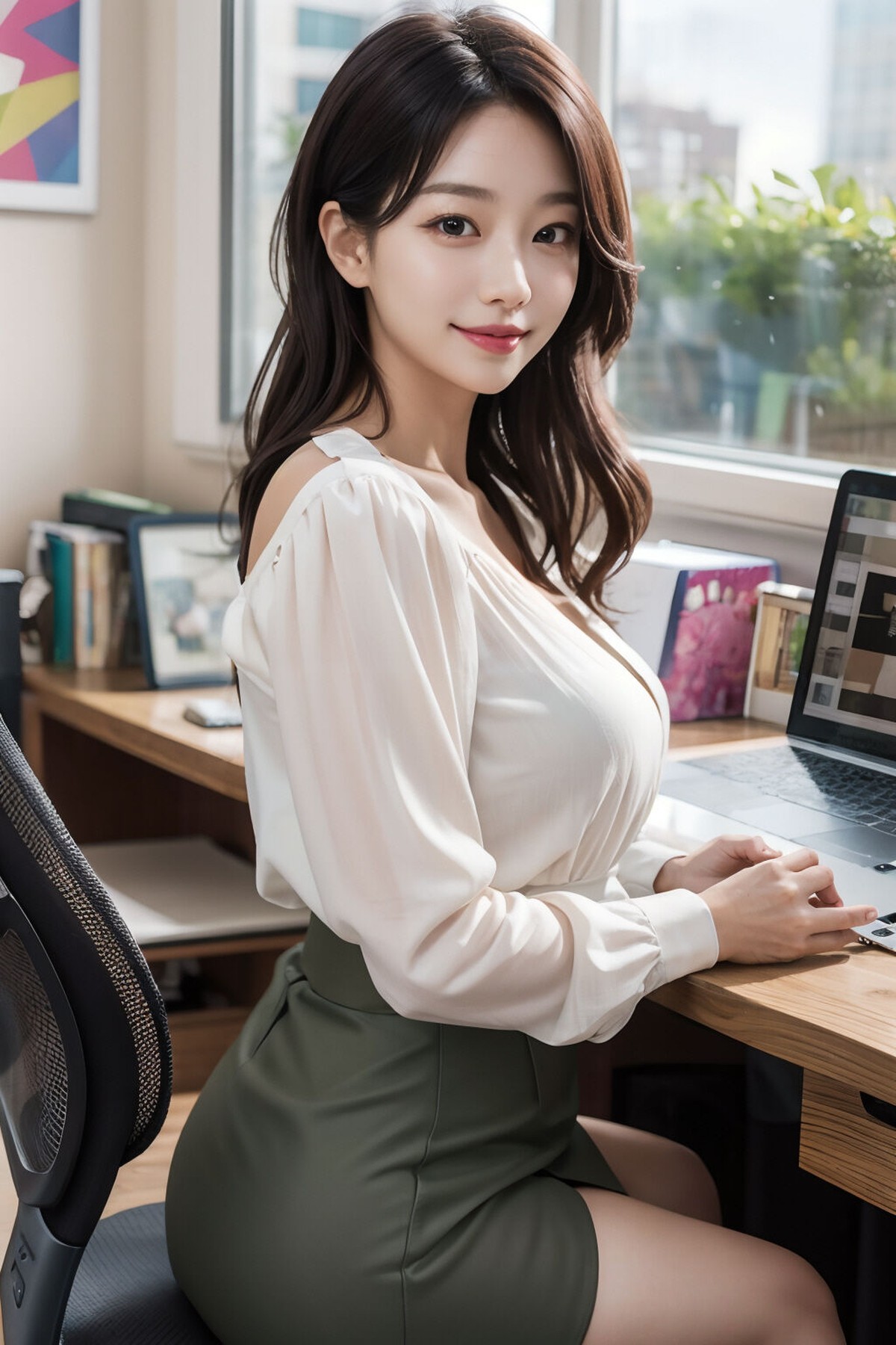 Peels  Office Girl Modeling-第1章-图片11