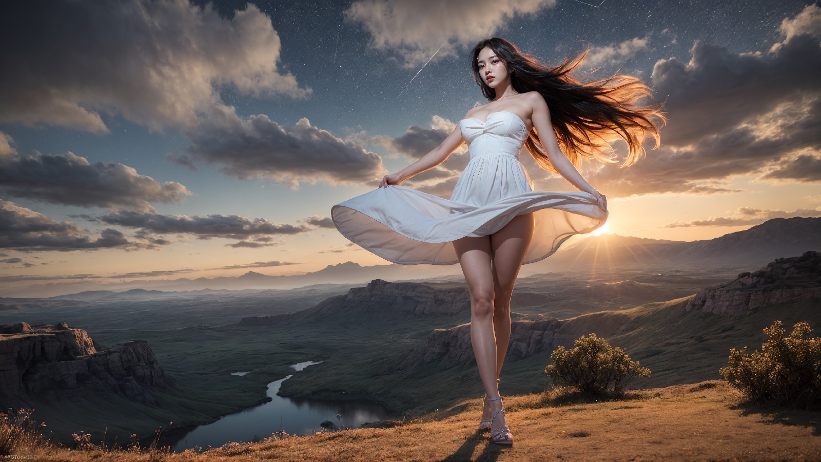 sunset woman-第1章-图片9