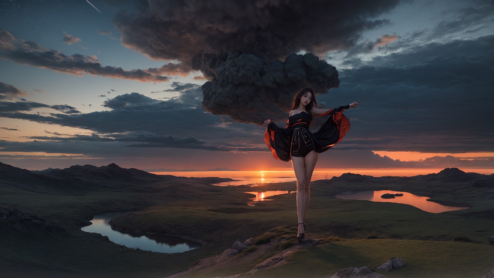 sunset woman-第1章-图片14
