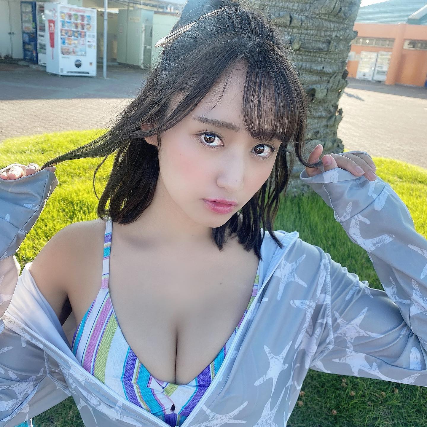 混血偶像池田メルダIG性感露奶！自拍照看得到「胸狠」軟實力！-第1章-图片28