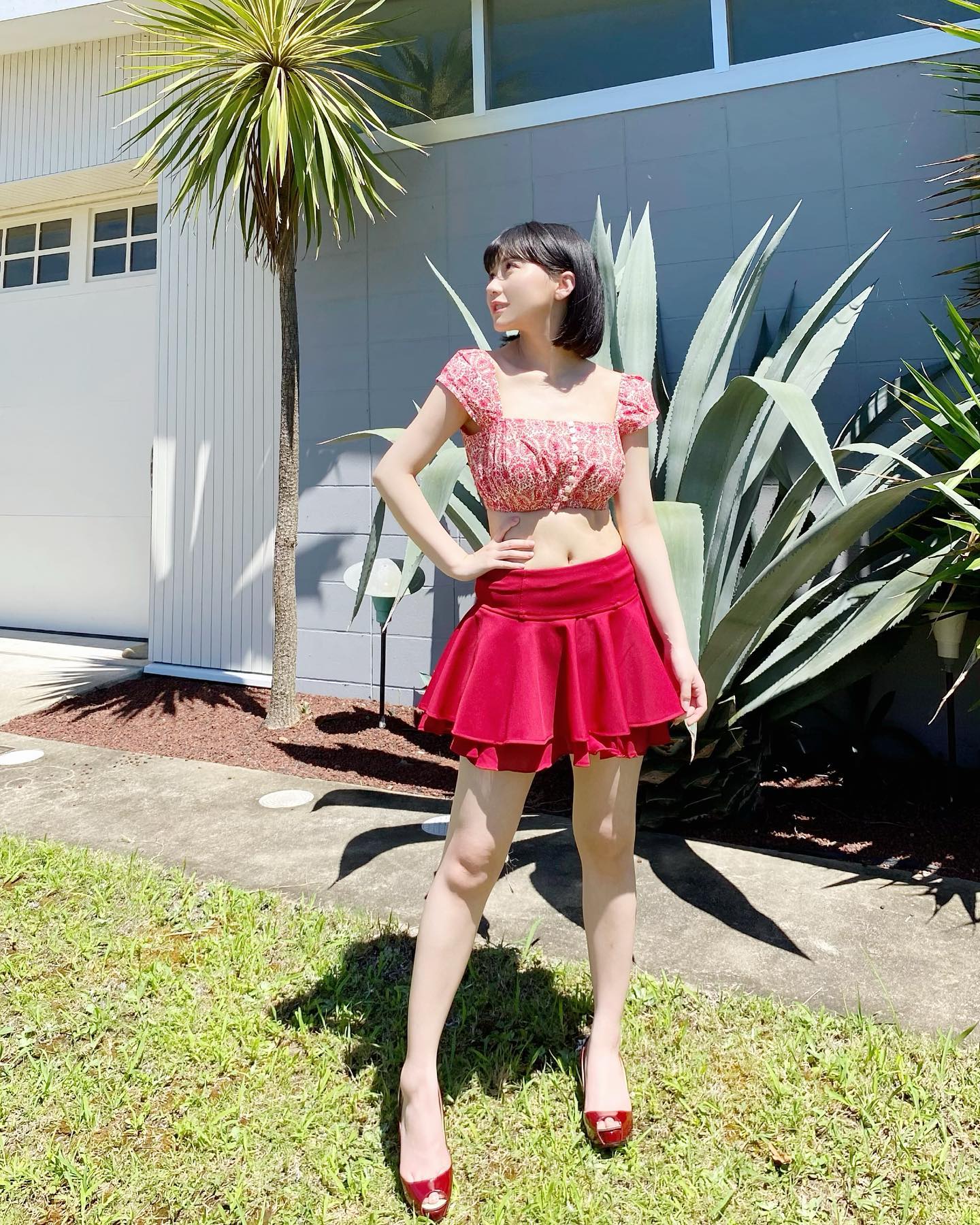 混血偶像池田メルダIG性感露奶！自拍照看得到「胸狠」軟實力！-第1章-图片46