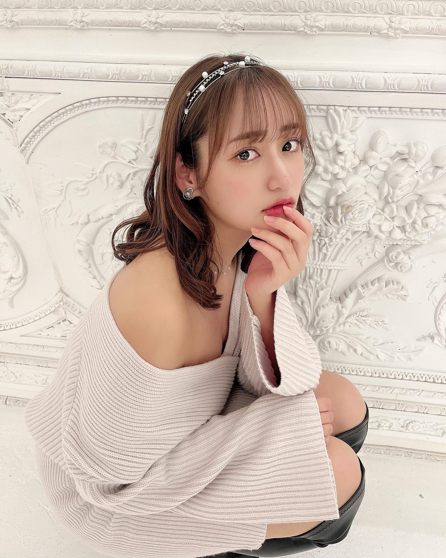 混血偶像池田メルダIG性感露奶！自拍照看得到「胸狠」軟實力！-第1章-图片73