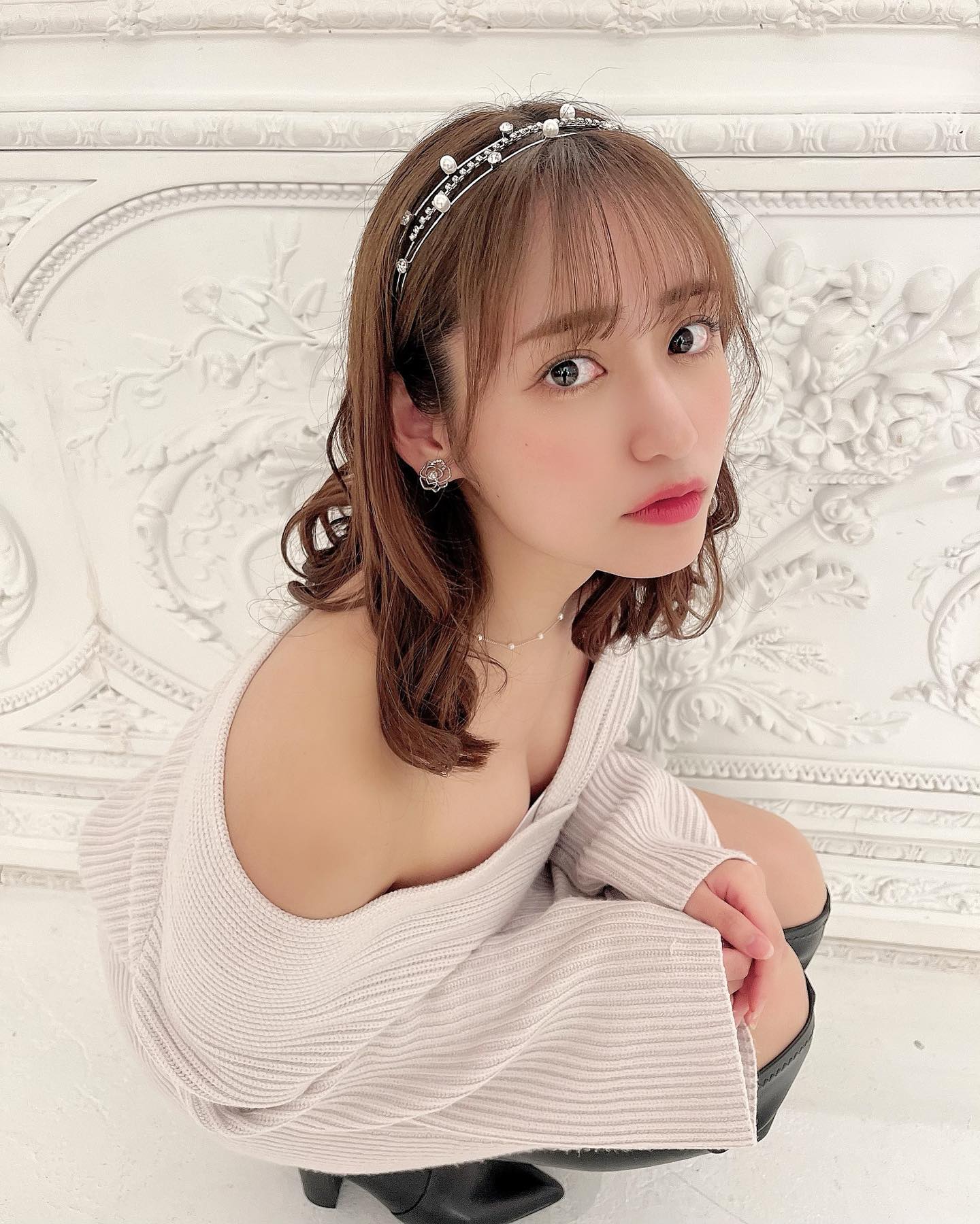 混血偶像池田メルダIG性感露奶！自拍照看得到「胸狠」軟實力！-第1章-图片75