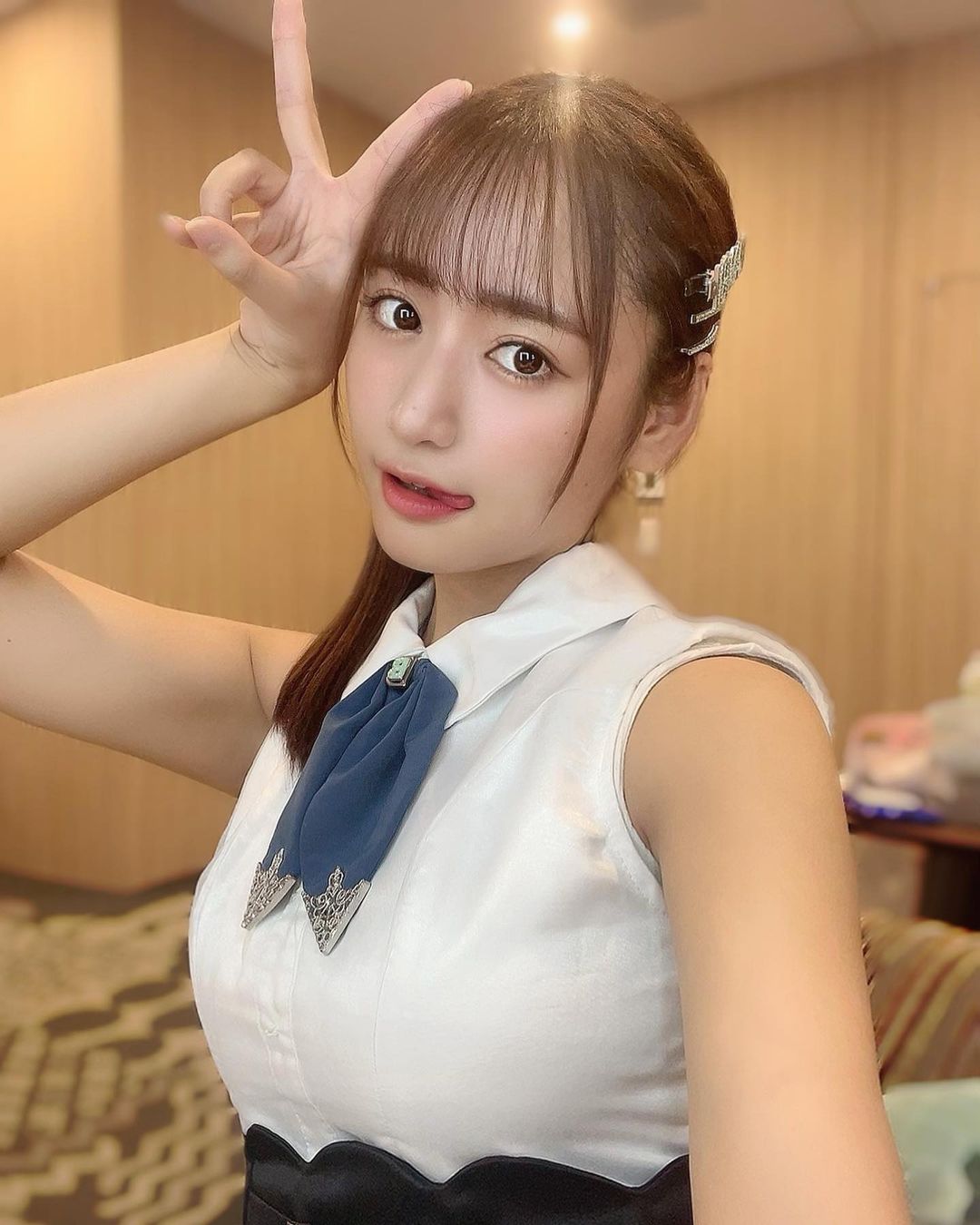 混血偶像池田メルダIG性感露奶！自拍照看得到「胸狠」軟實力！-第1章-图片95