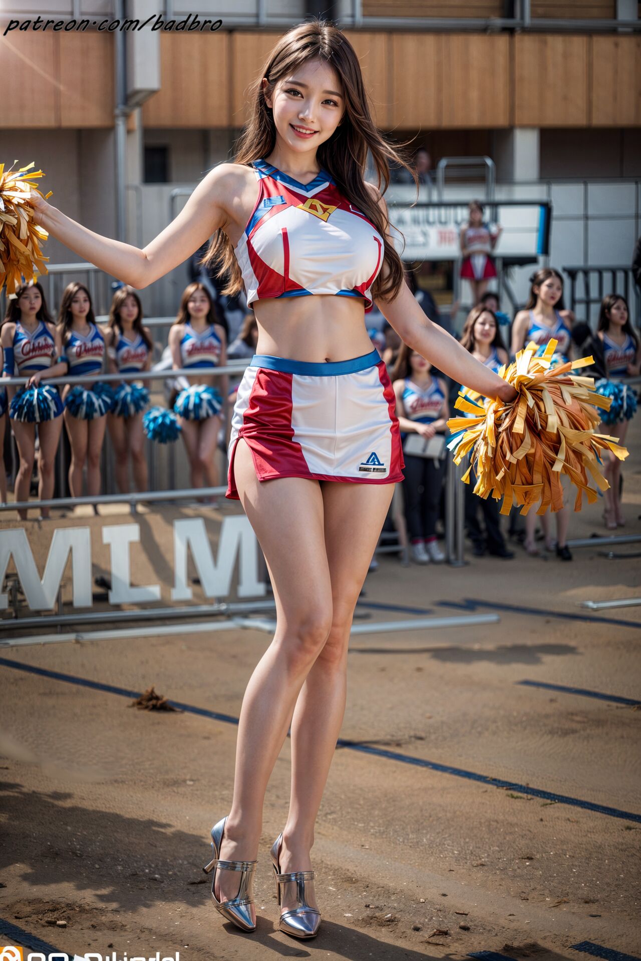 Aaliyah Illustration AI025 ❤Cheerleading Girl❤-第1章-图片1