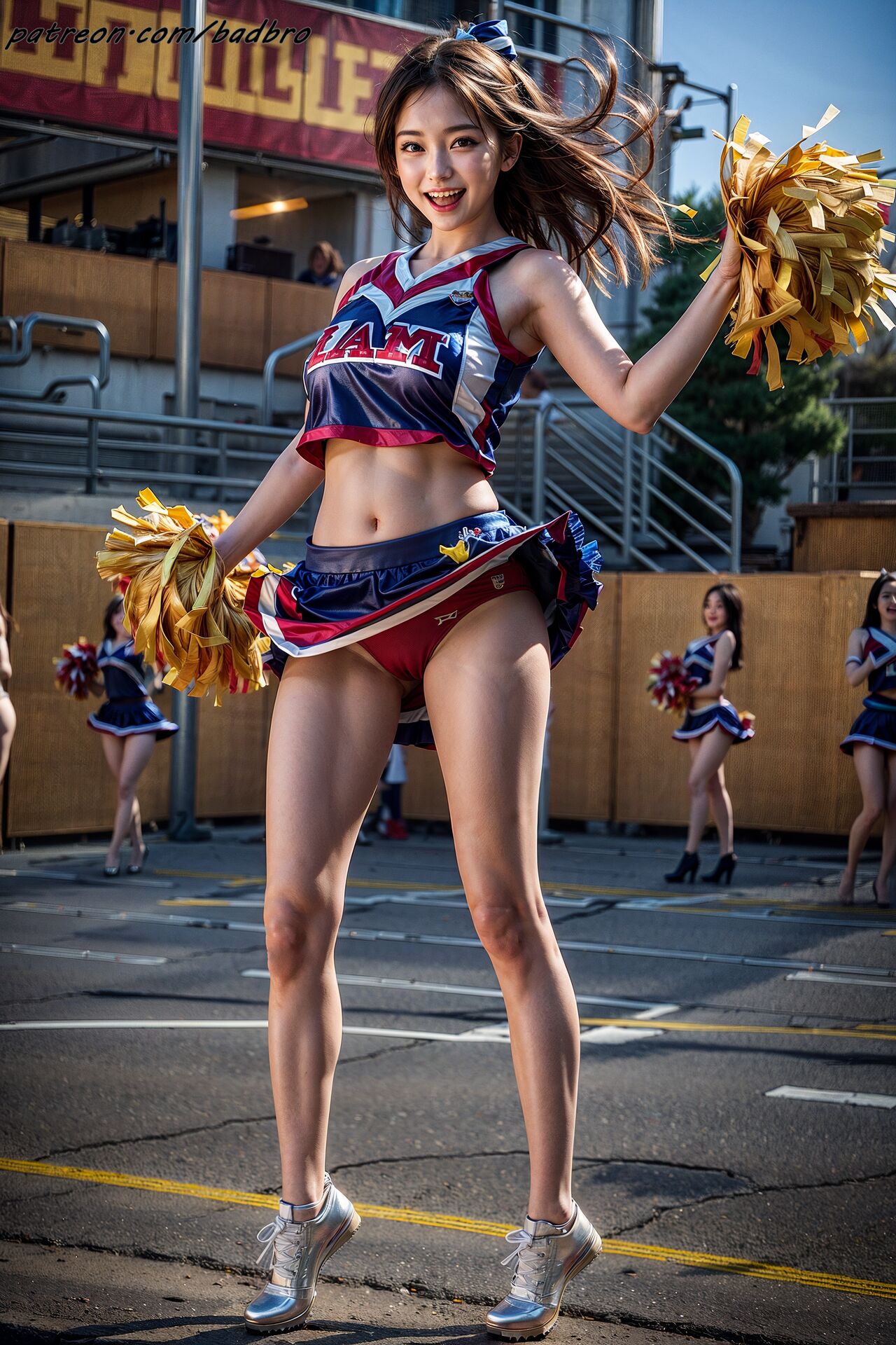 Aaliyah Illustration AI025 ❤Cheerleading Girl❤-第1章-图片17
