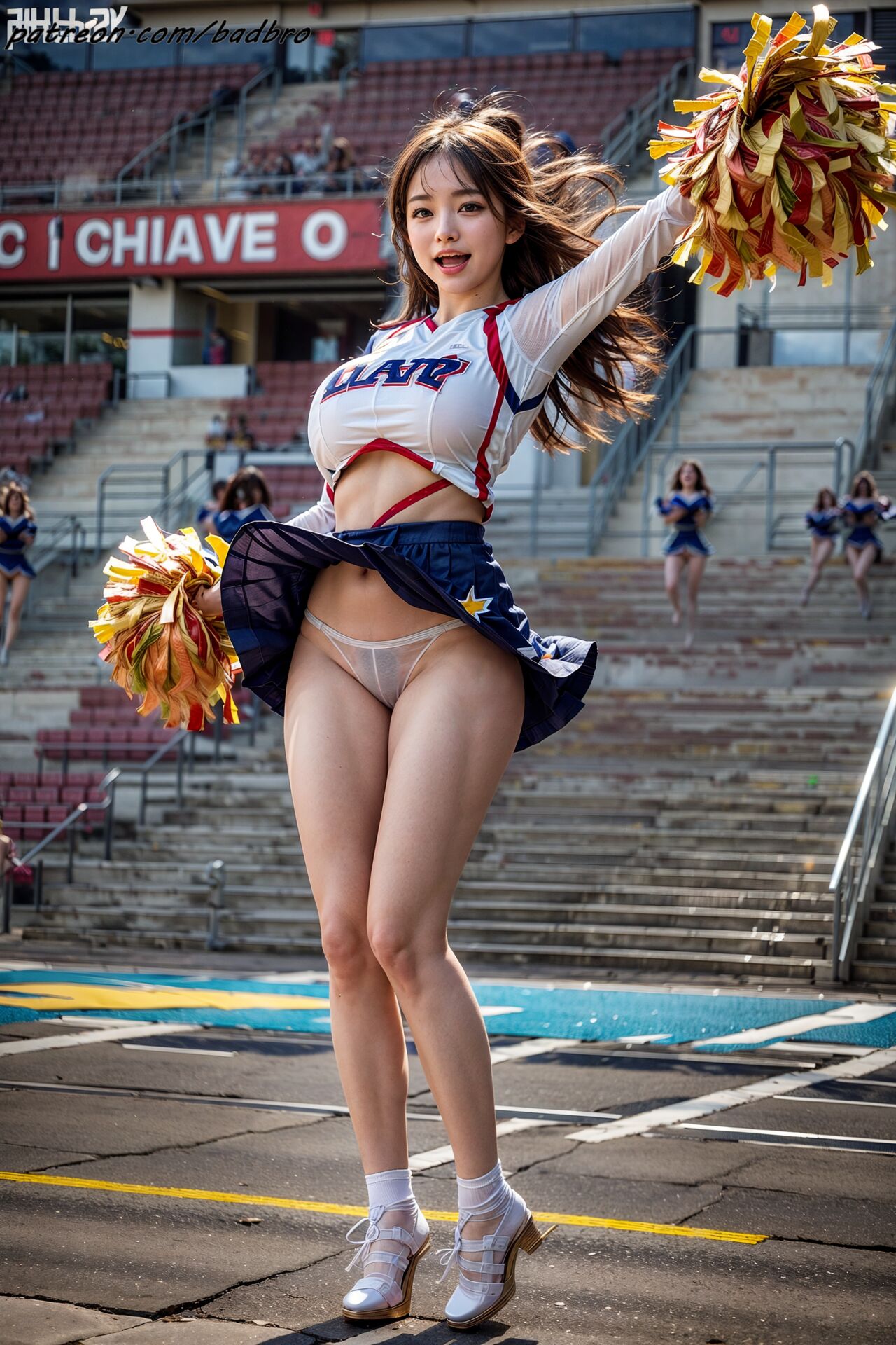 Aaliyah Illustration AI025 ❤Cheerleading Girl❤-第1章-图片16
