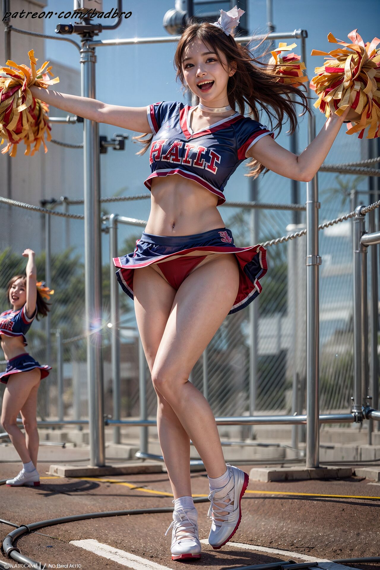 Aaliyah Illustration AI025 ❤Cheerleading Girl❤-第1章-图片19