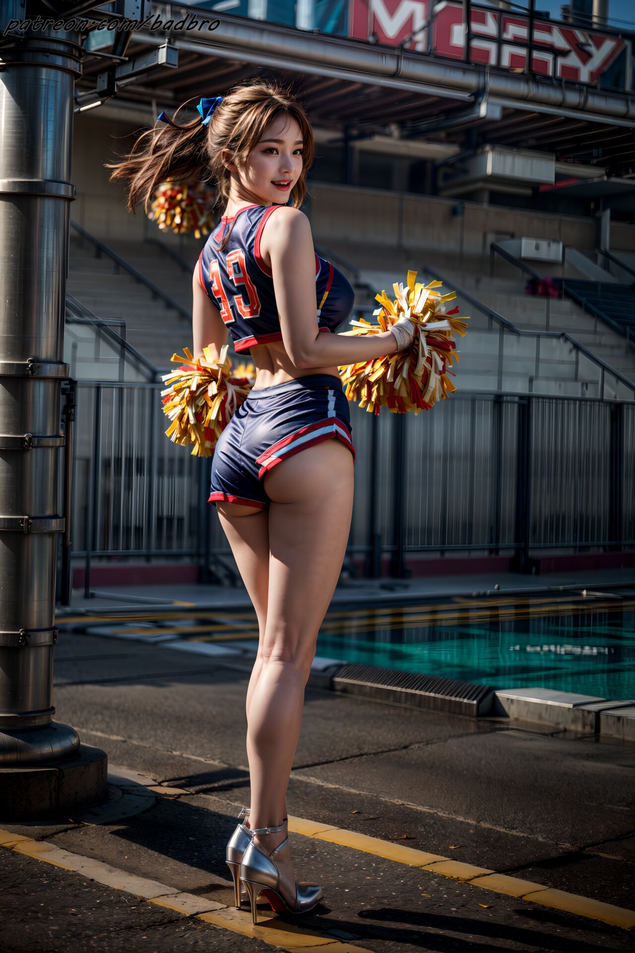 Aaliyah Illustration AI025 ❤Cheerleading Girl❤-第1章-图片22