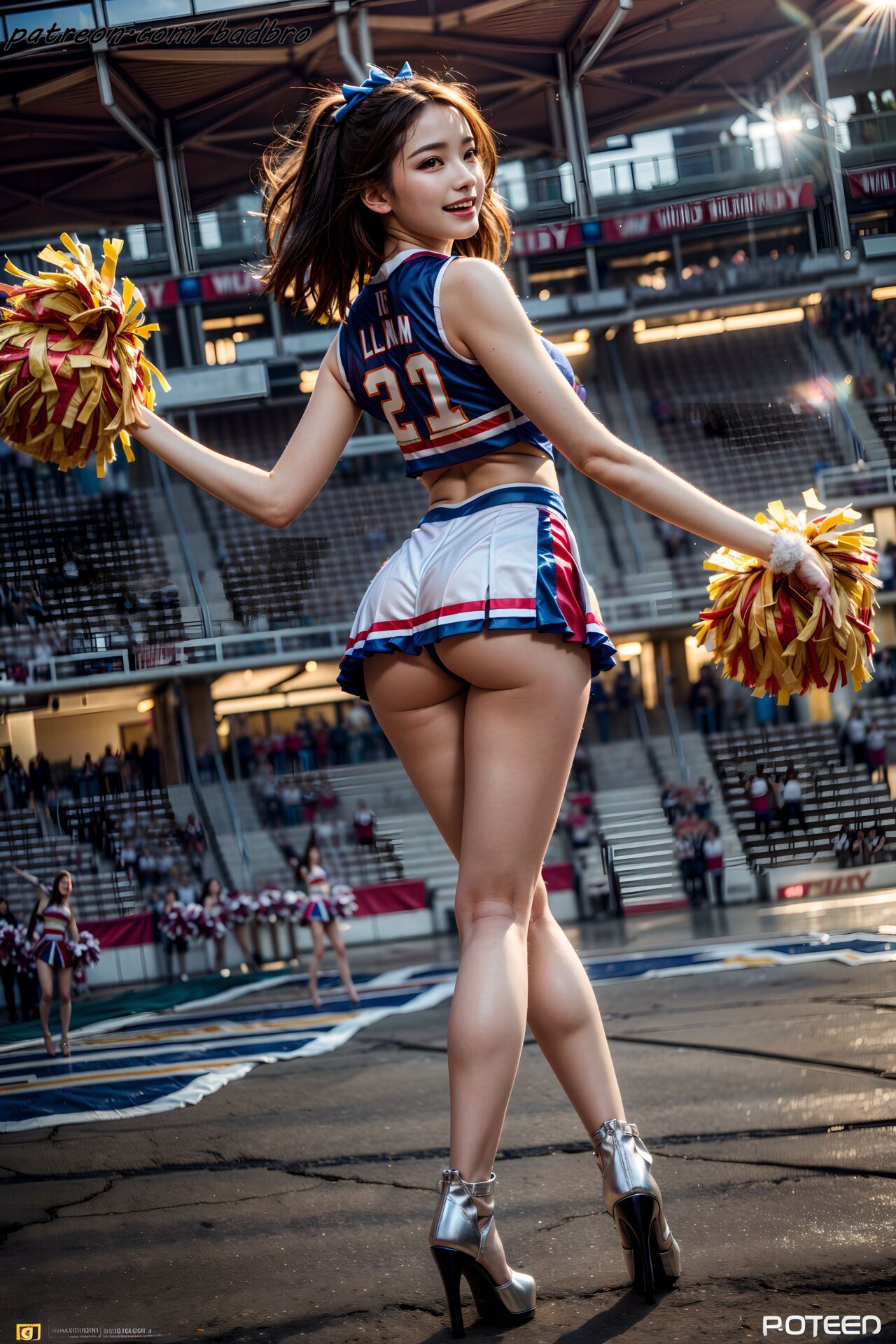 Aaliyah Illustration AI025 ❤Cheerleading Girl❤-第1章-图片24