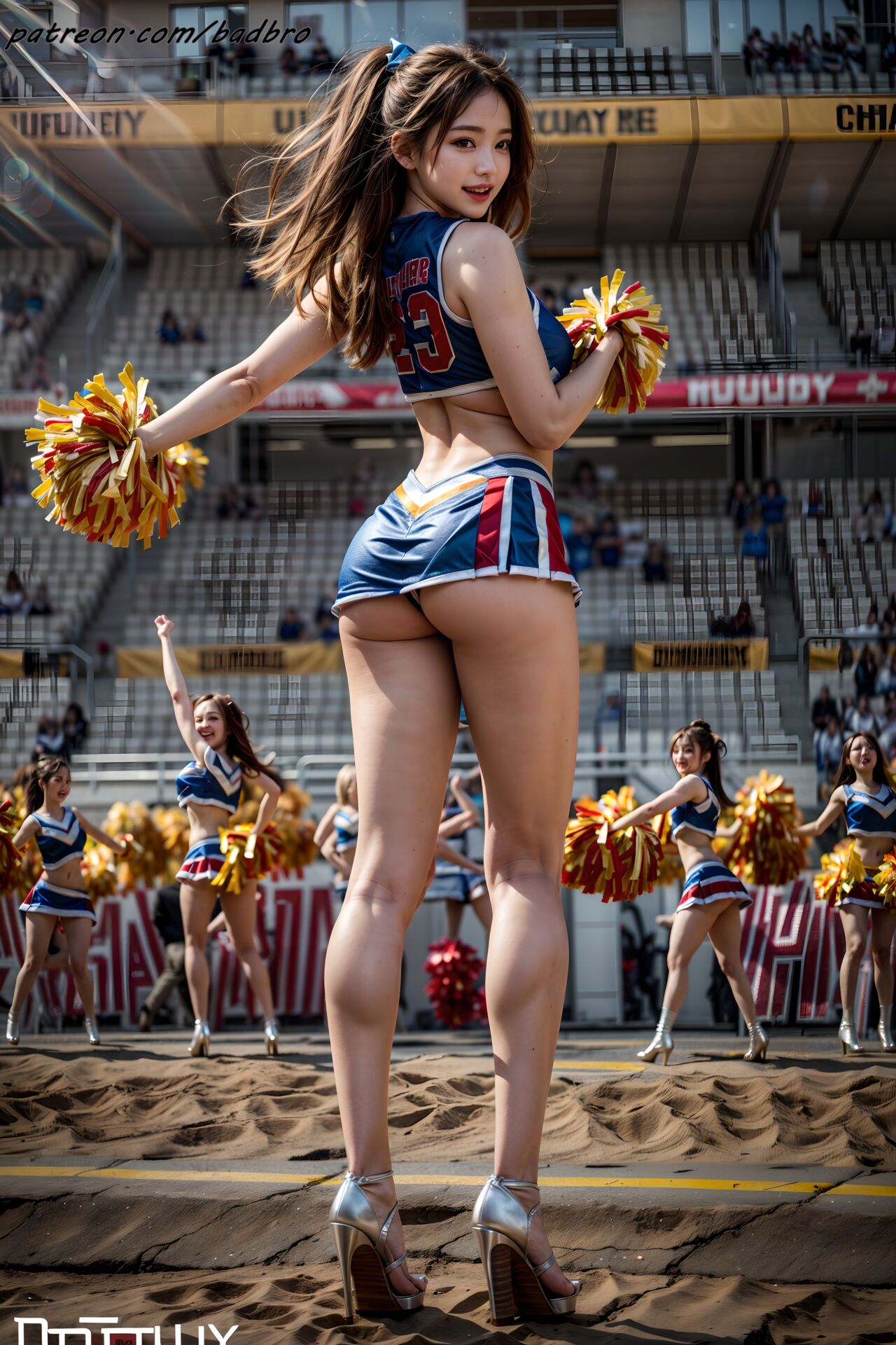 Aaliyah Illustration AI025 ❤Cheerleading Girl❤-第1章-图片25