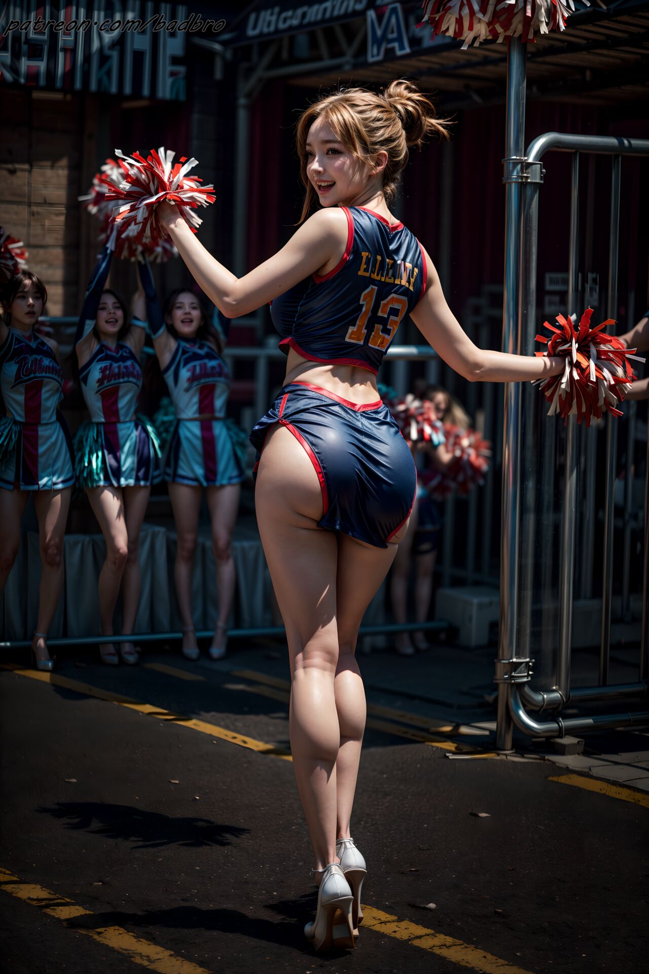 Aaliyah Illustration AI025 ❤Cheerleading Girl❤-第1章-图片29