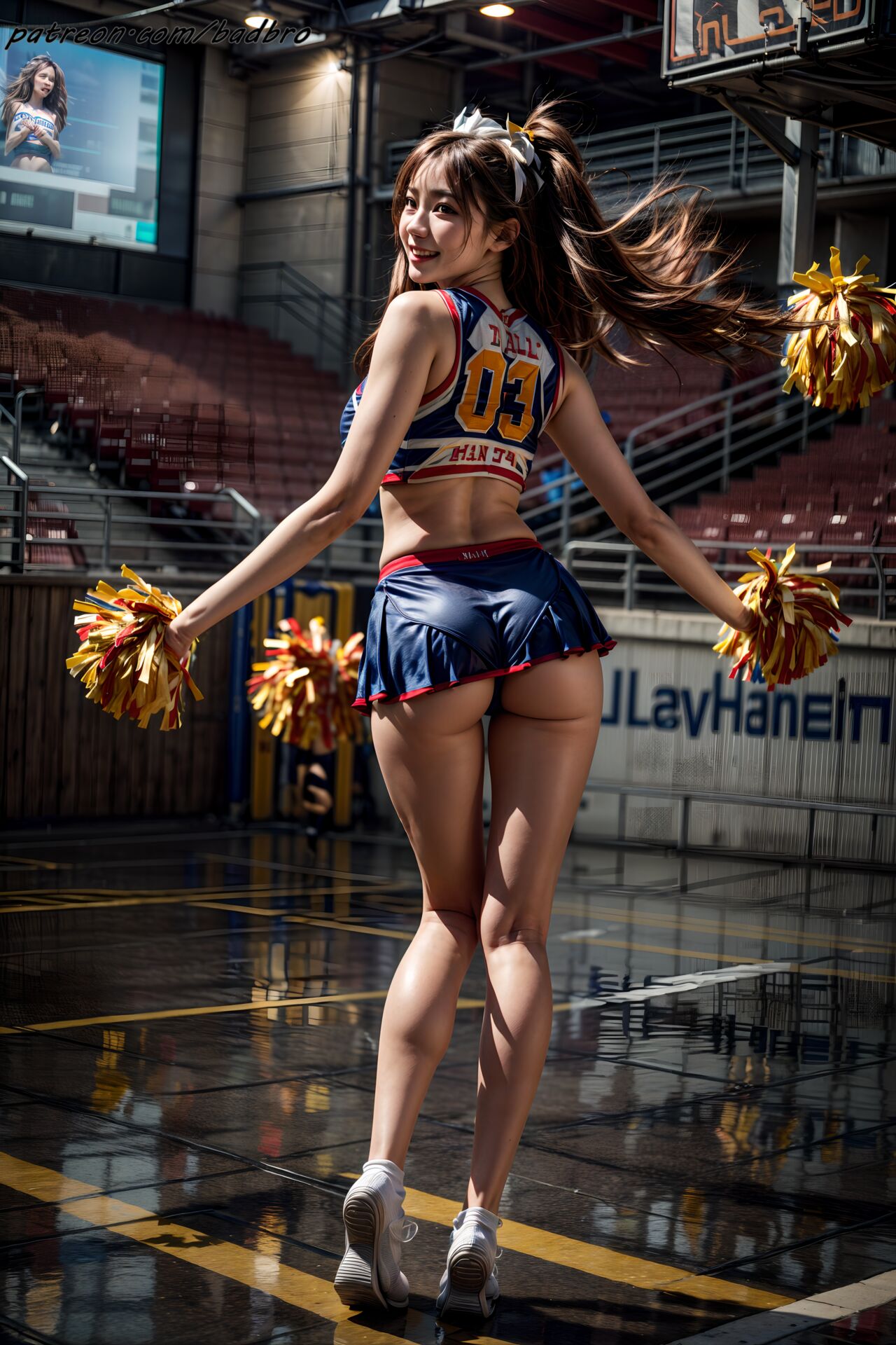 Aaliyah Illustration AI025 ❤Cheerleading Girl❤-第1章-图片30