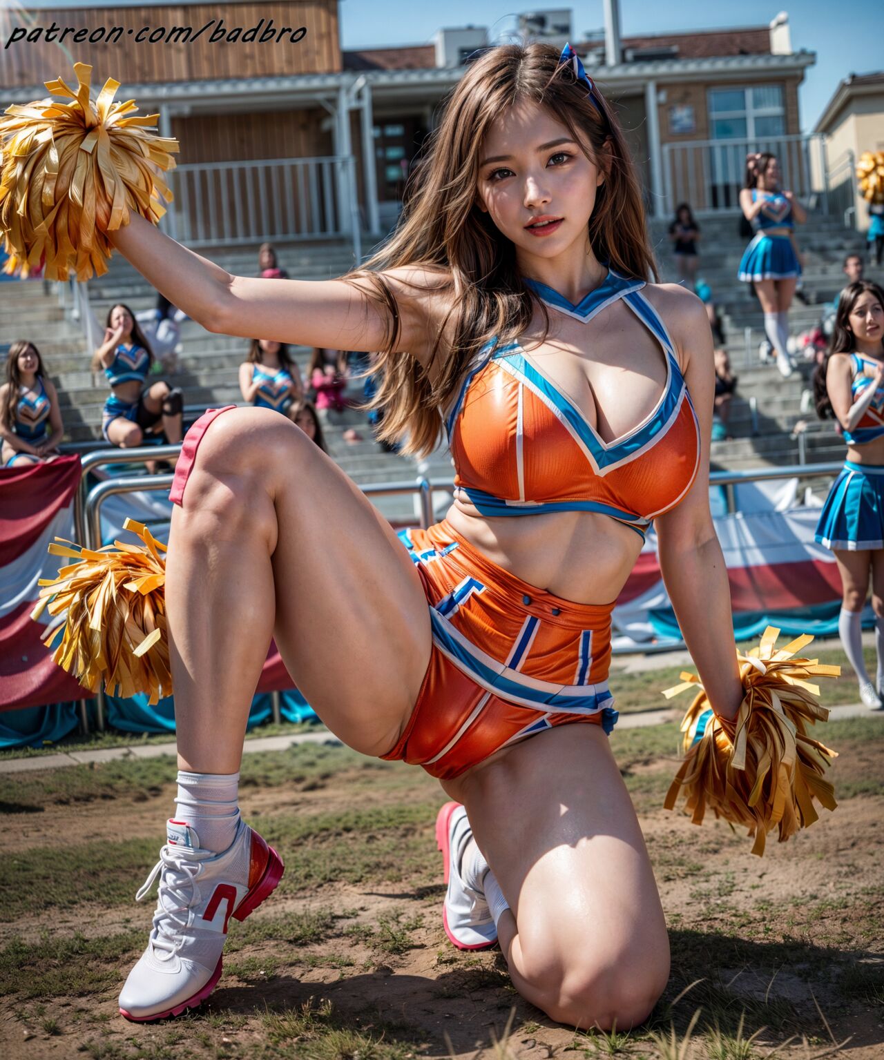 Aaliyah Illustration AI028 ❤Cheerleading Girl Ⅱ❤-第1章-图片9