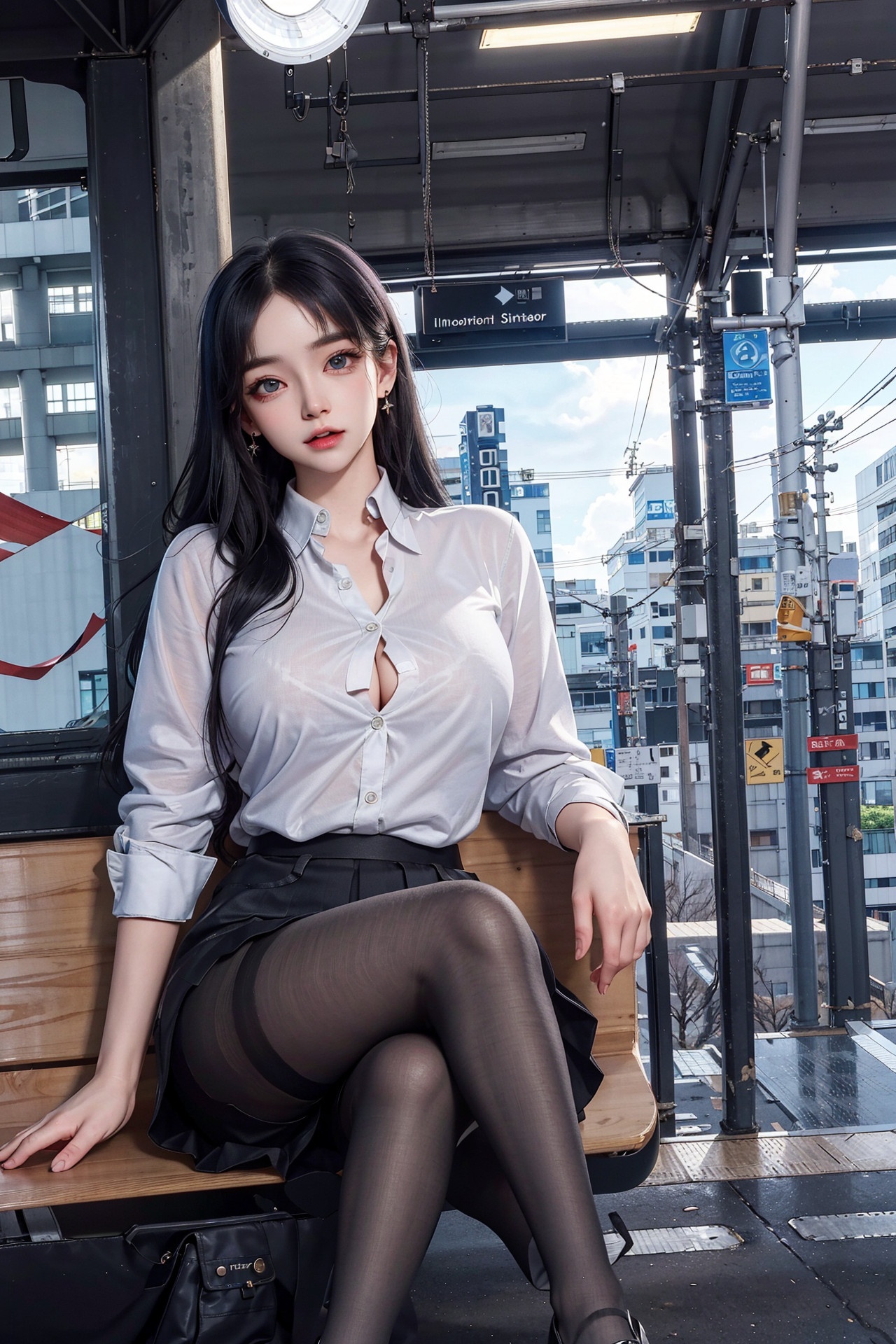 [AI Generated] Station Girls_1-第1章-图片9