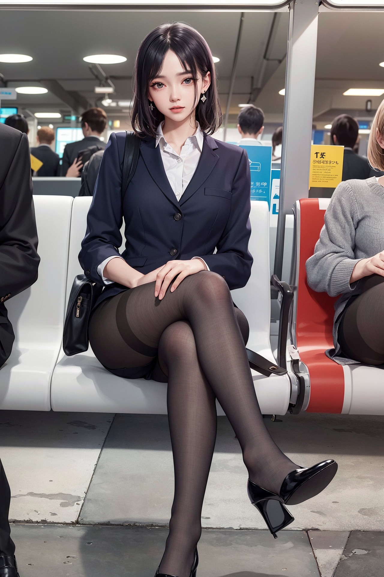 [AI Generated] Station Girls_1-第1章-图片10