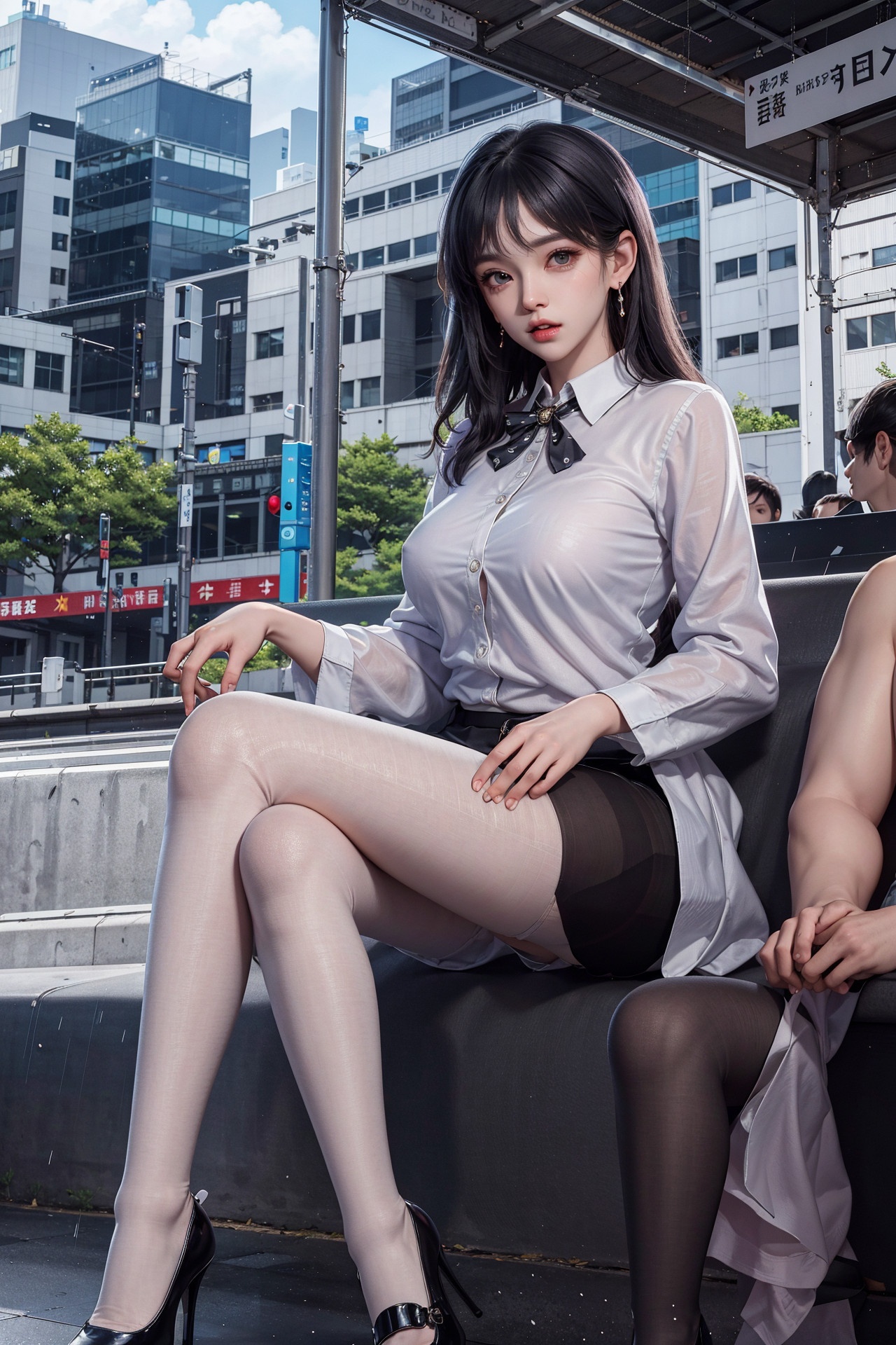 [AI Generated] Station Girls_1-第1章-图片19