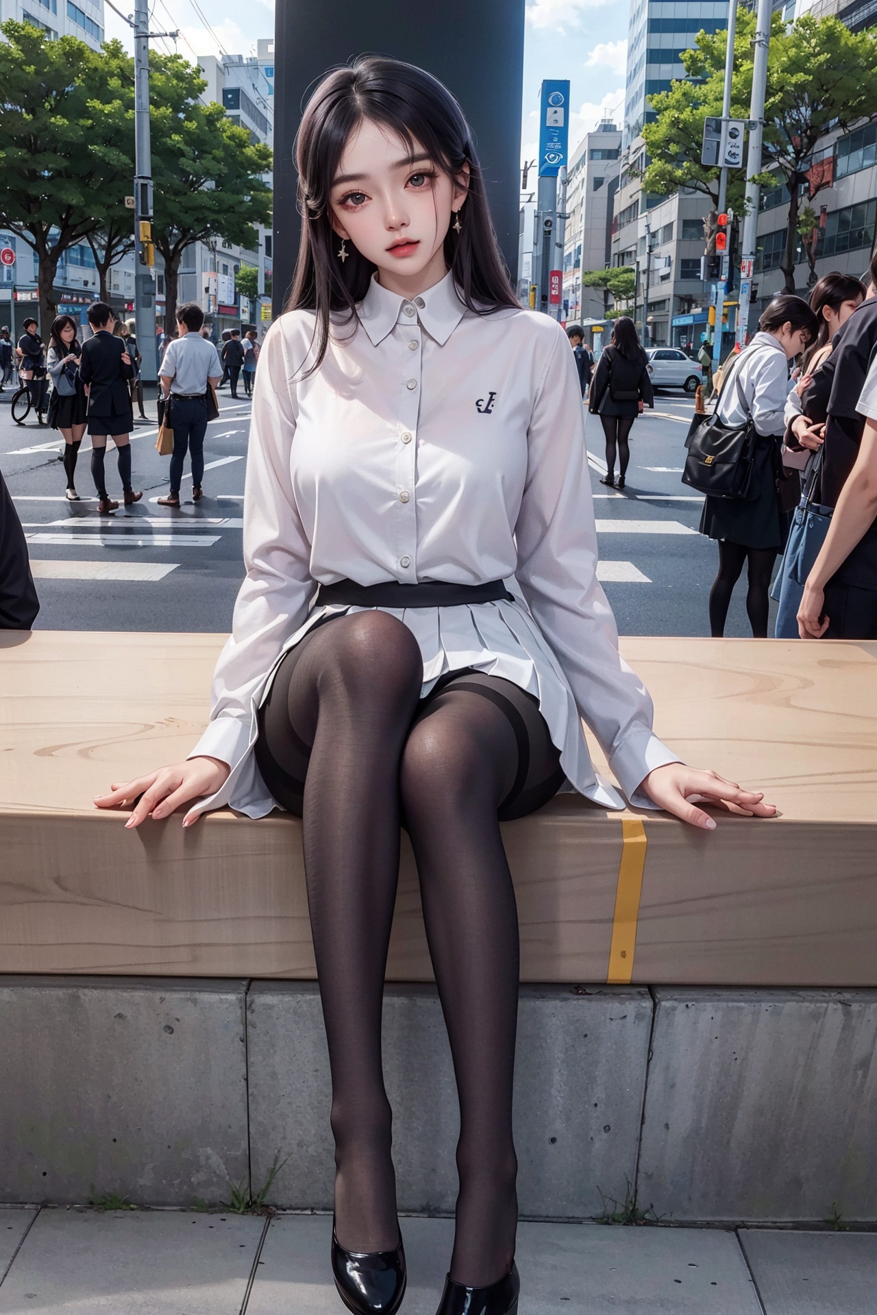[AI Generated] Station Girls_1-第1章-图片27