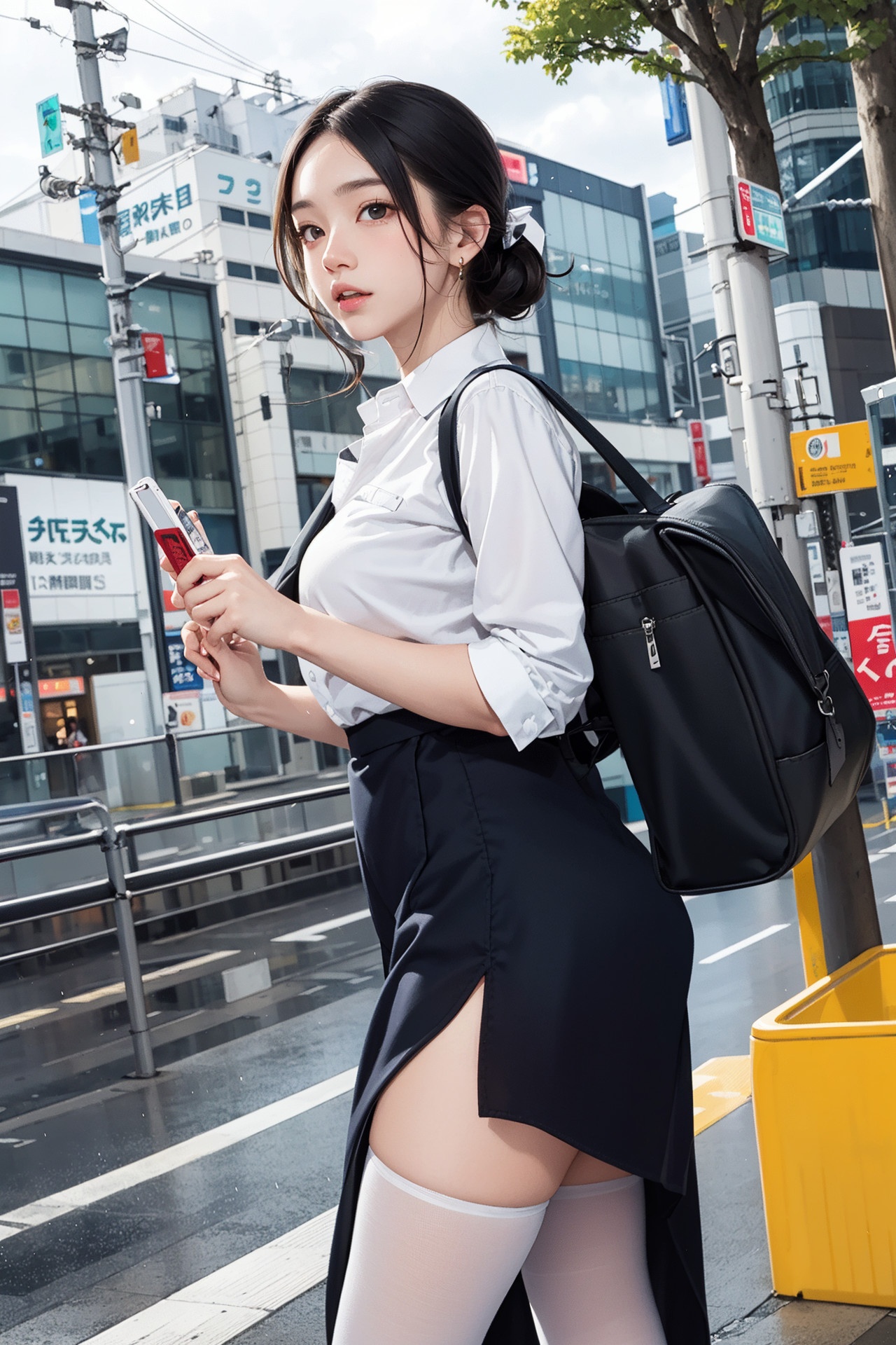 [AI Generated] Station Girls_1-第1章-图片58